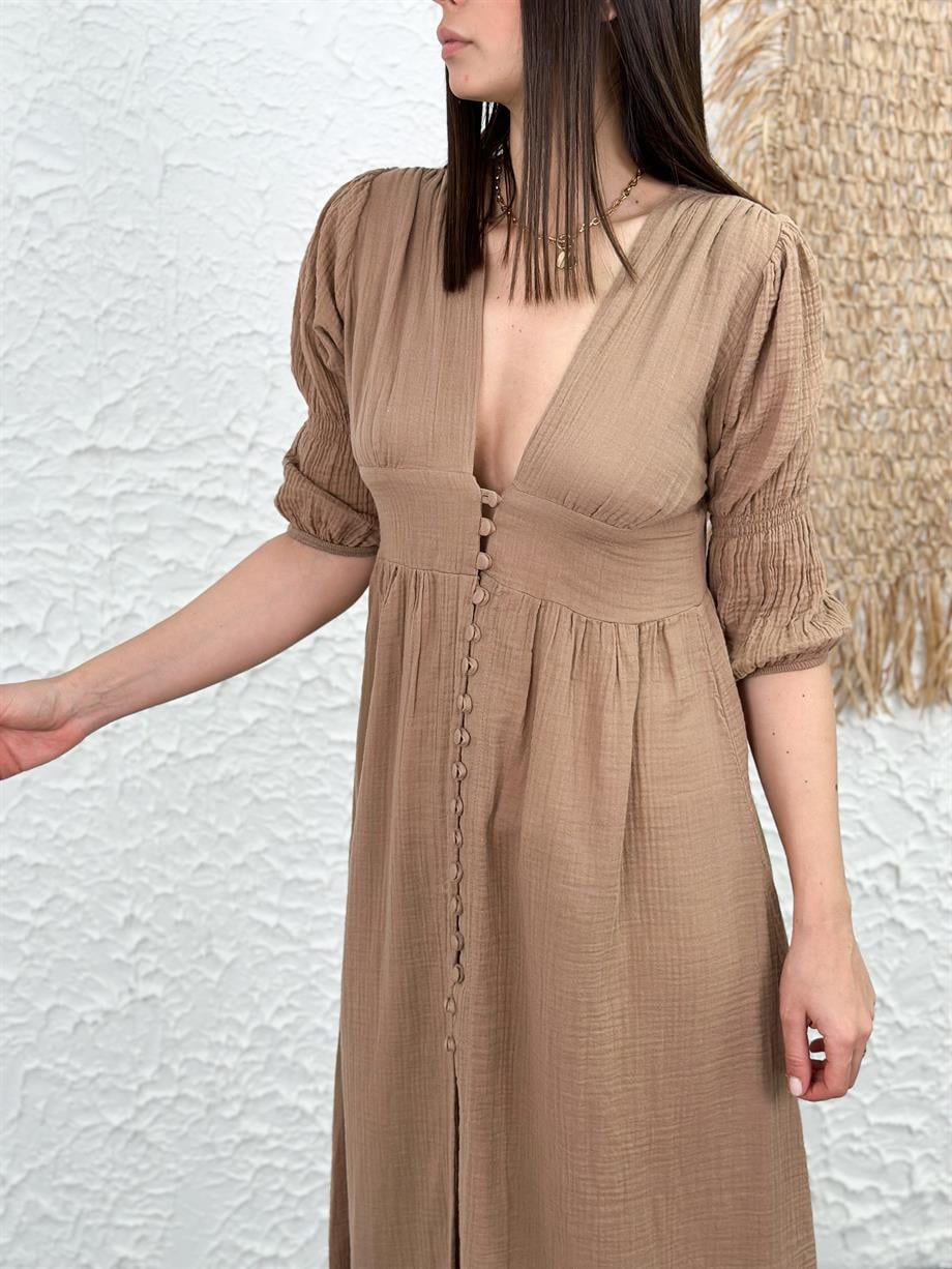 MORANO BİSKÜVİ MÜSLİN ELBİSE