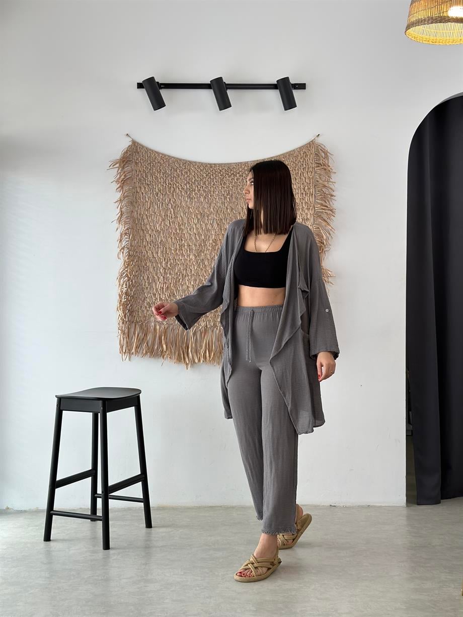 NATURAL ANTRASİT PANTOLON