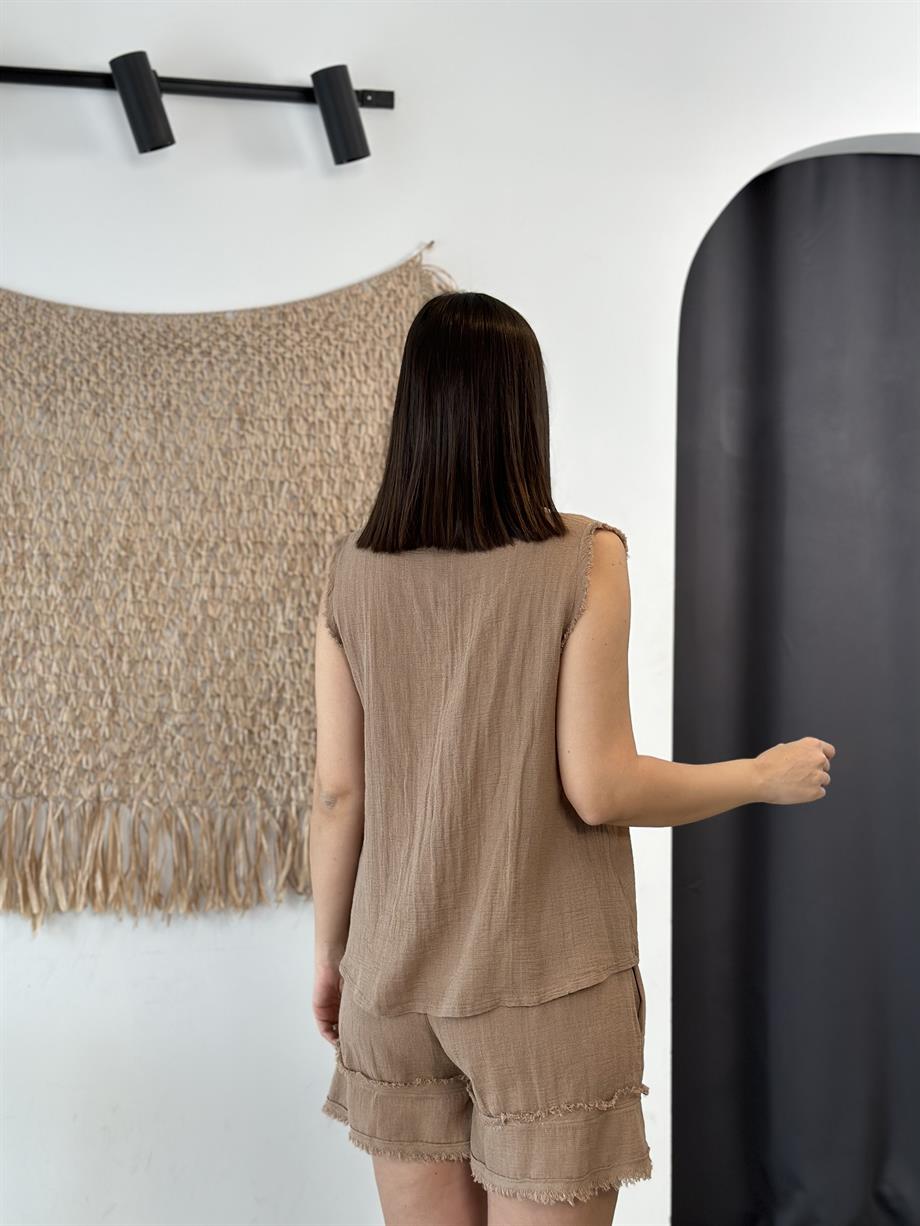 NATURAL BİSKÜVİ BLUZ