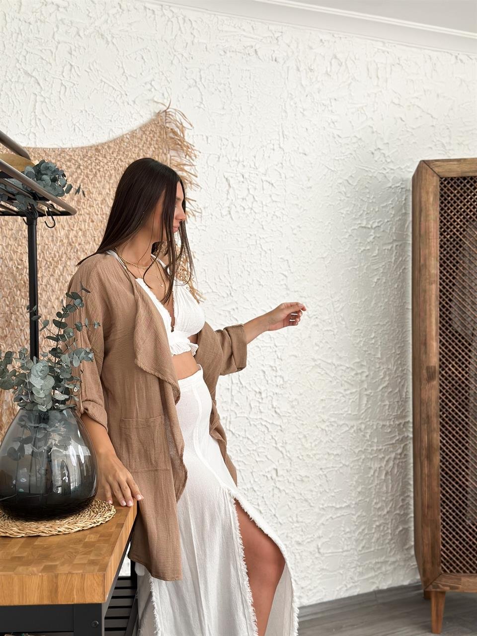 NATURAL BİSKÜVİ KAFTAN