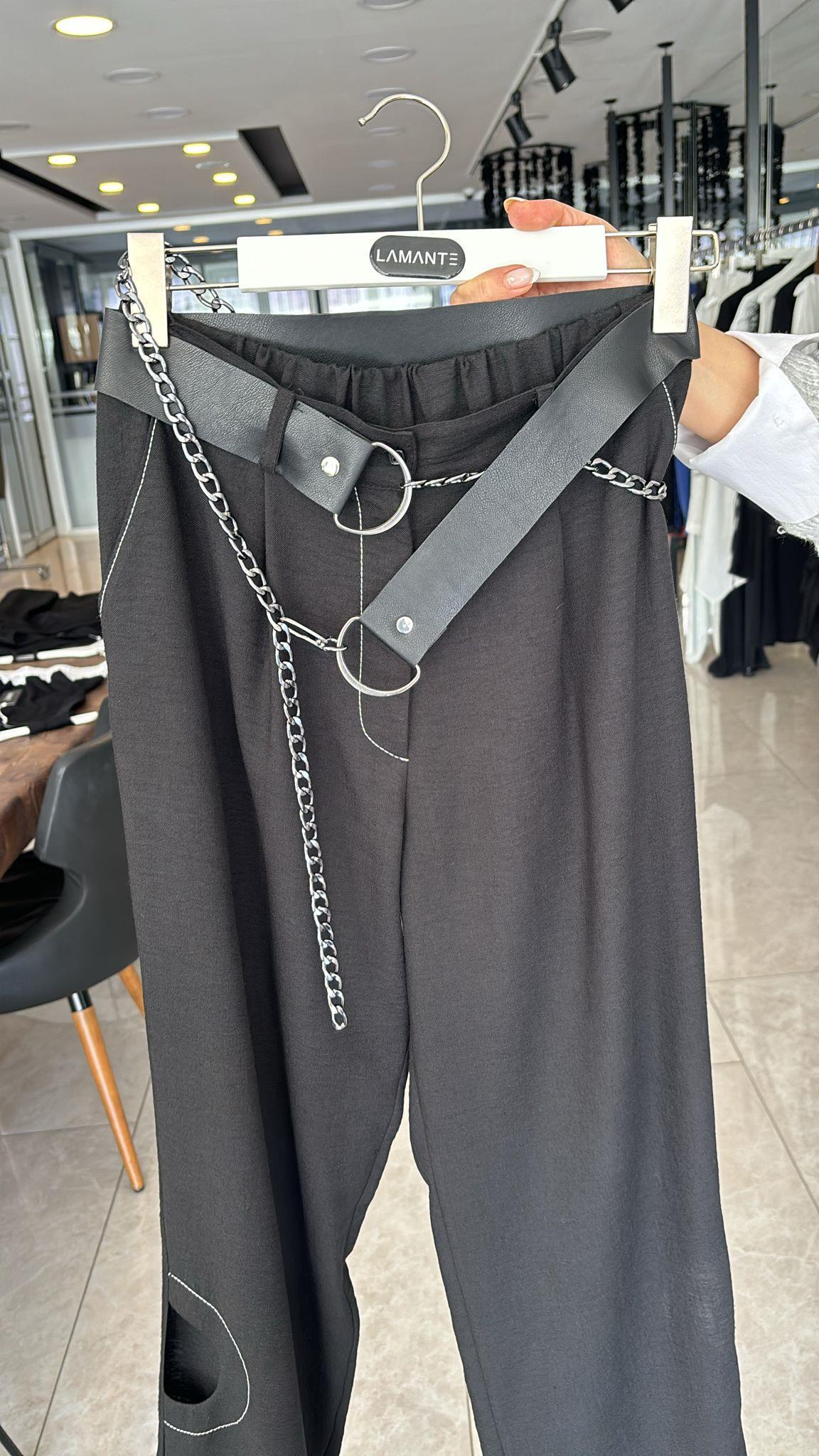 NEUS SİYAH TASARIM KEMER