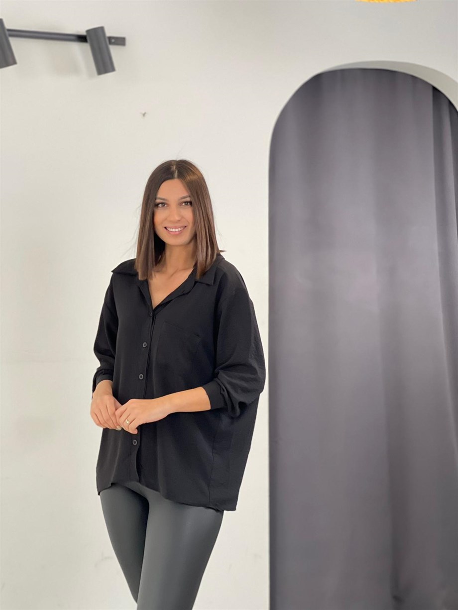 NOMA AEROBİN SİYAH GÖMLEK