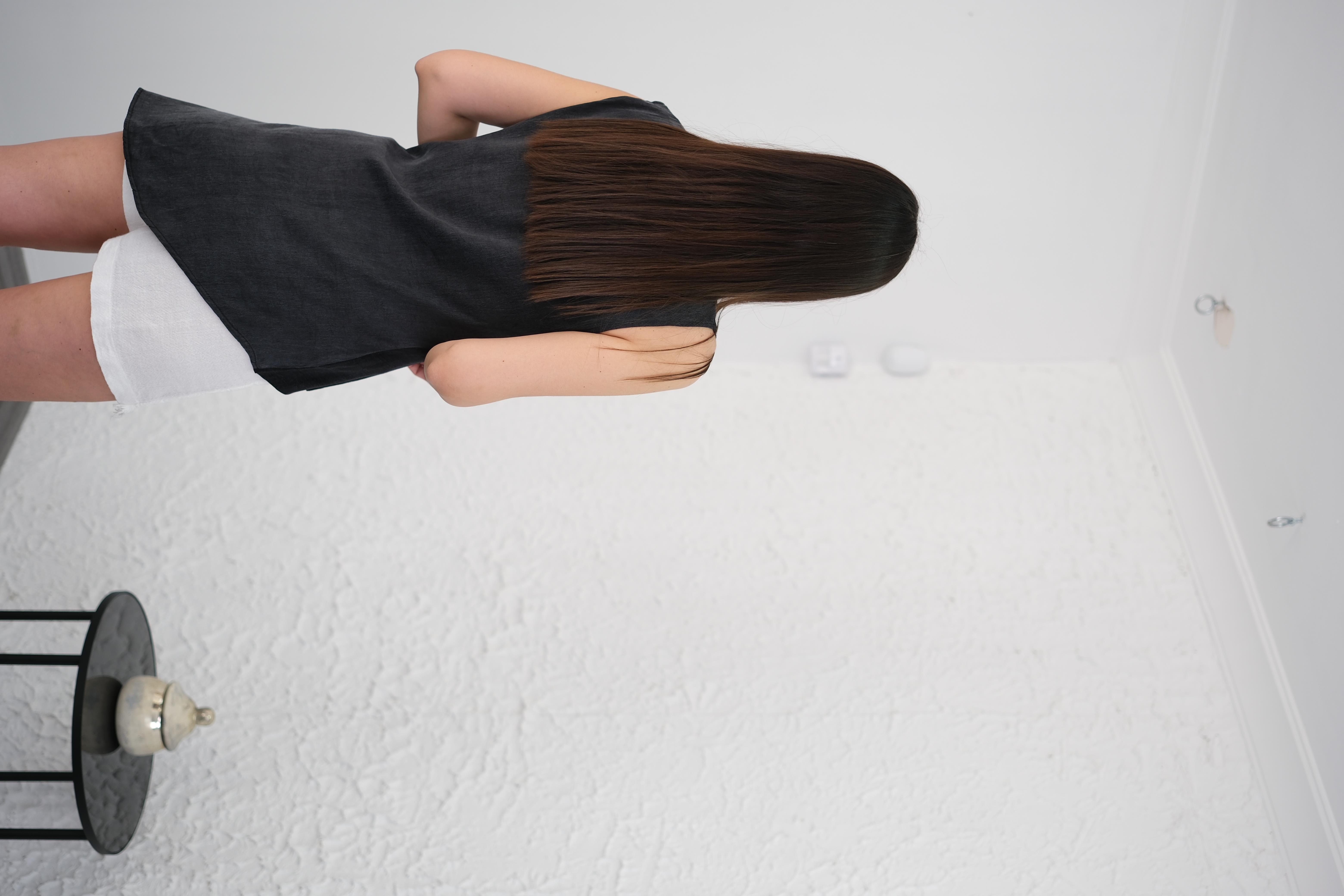 OCALİPTUS ASİMETRİK ANTRASİT BLUZ