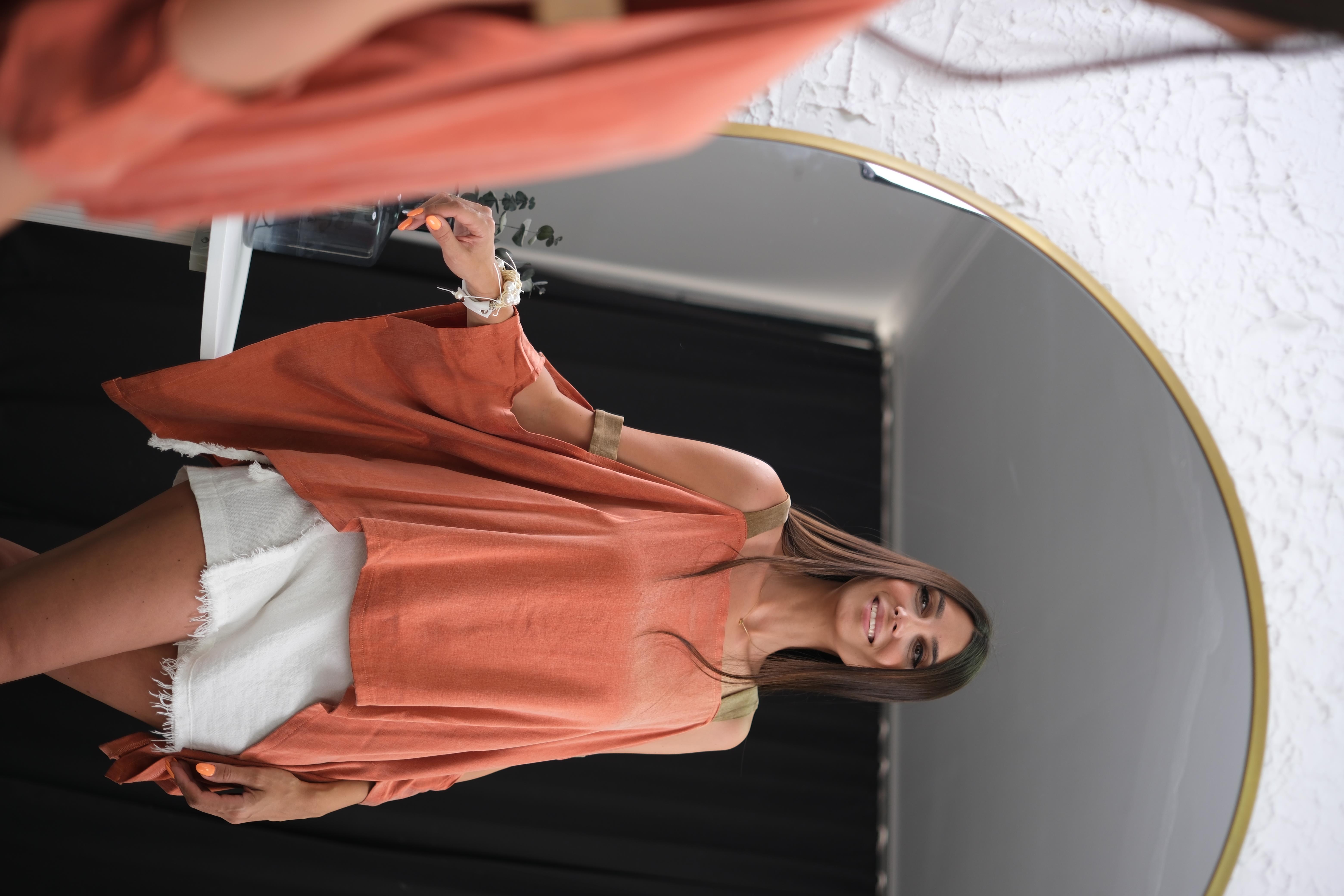 OCALİPTUS SOMON TASARIM BLUZ