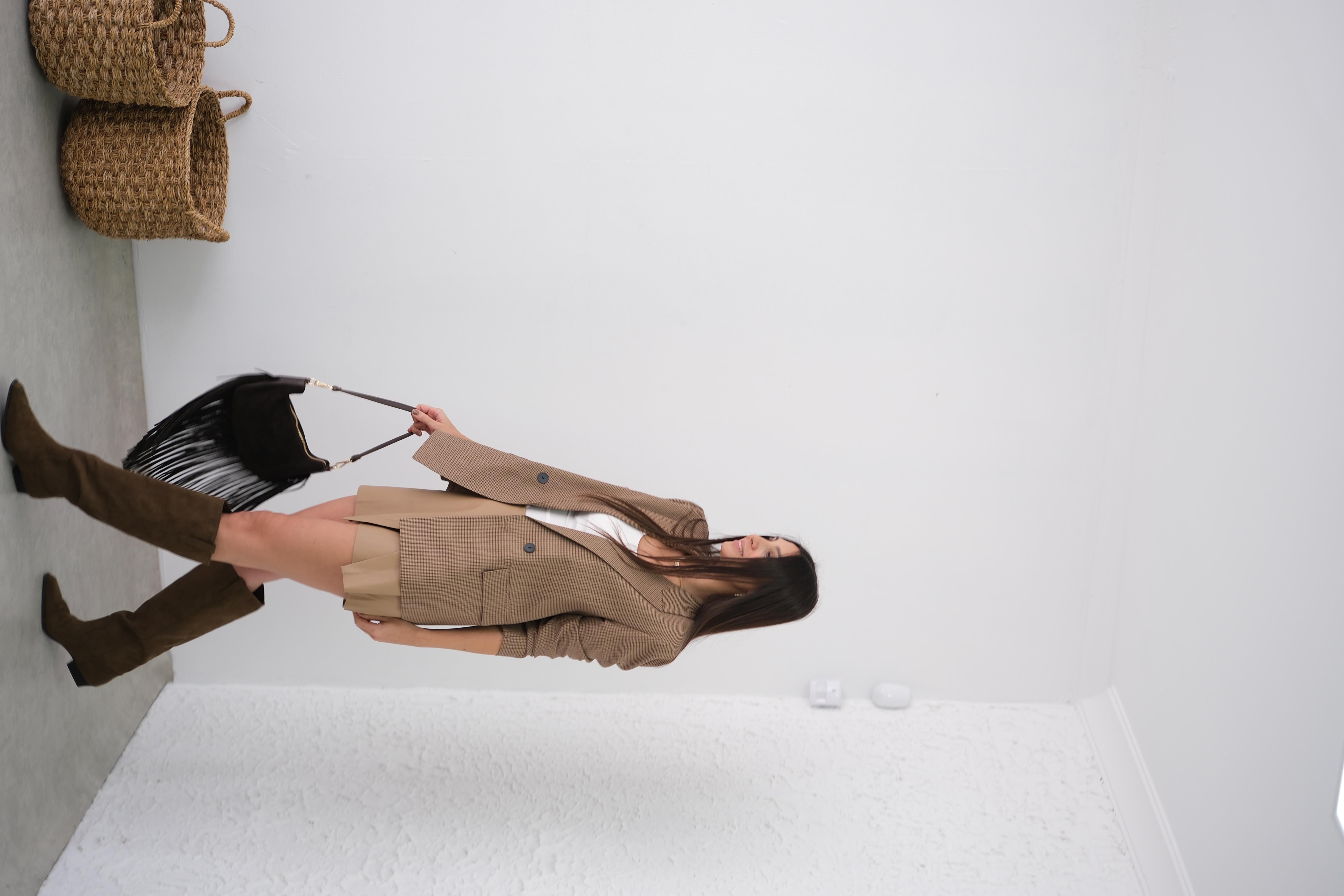 OLİA EKOSE DESEN BLAZER CEKET