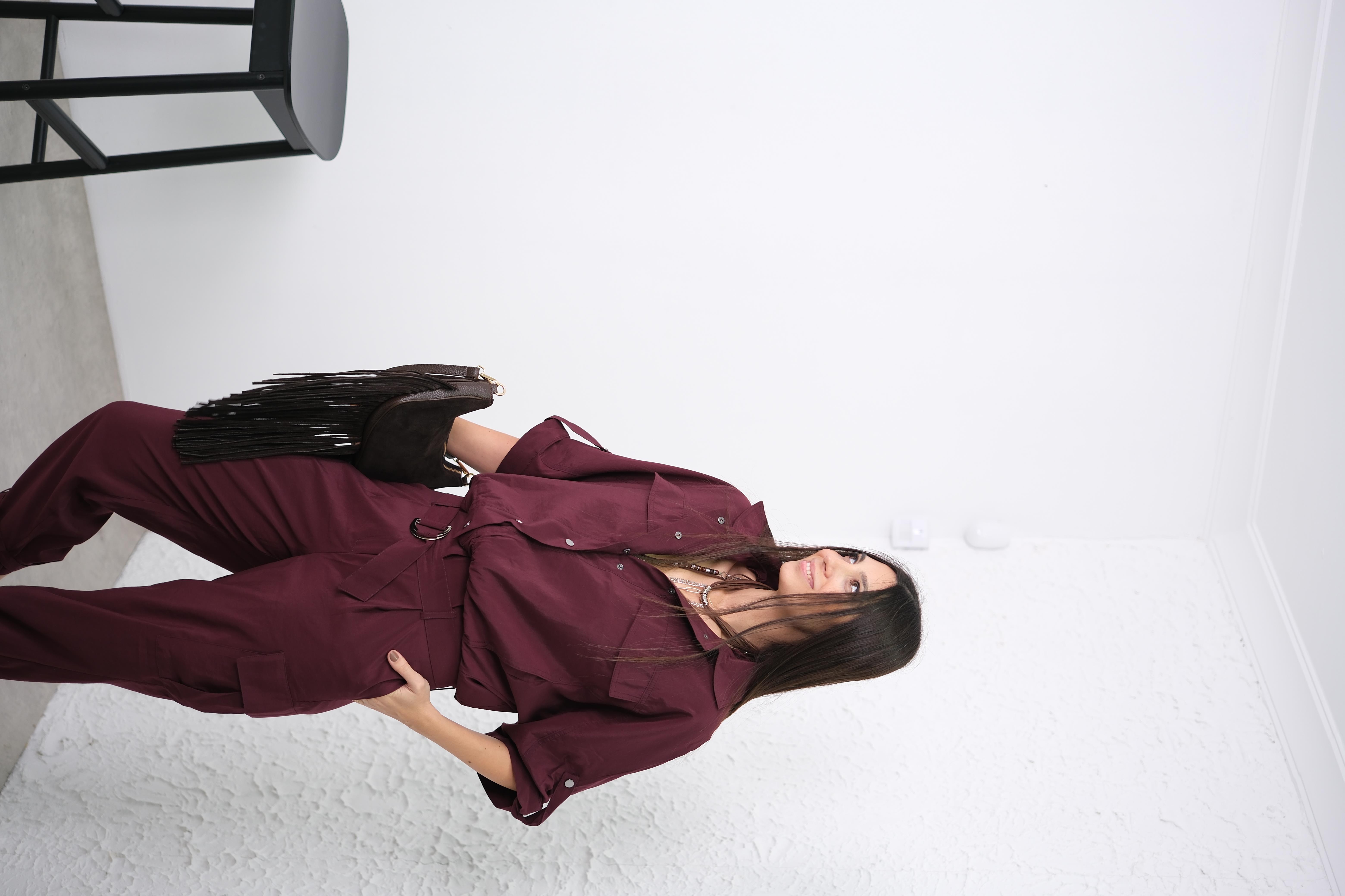 OLTY CEKETLİ BORDO TASARIM TAKIM