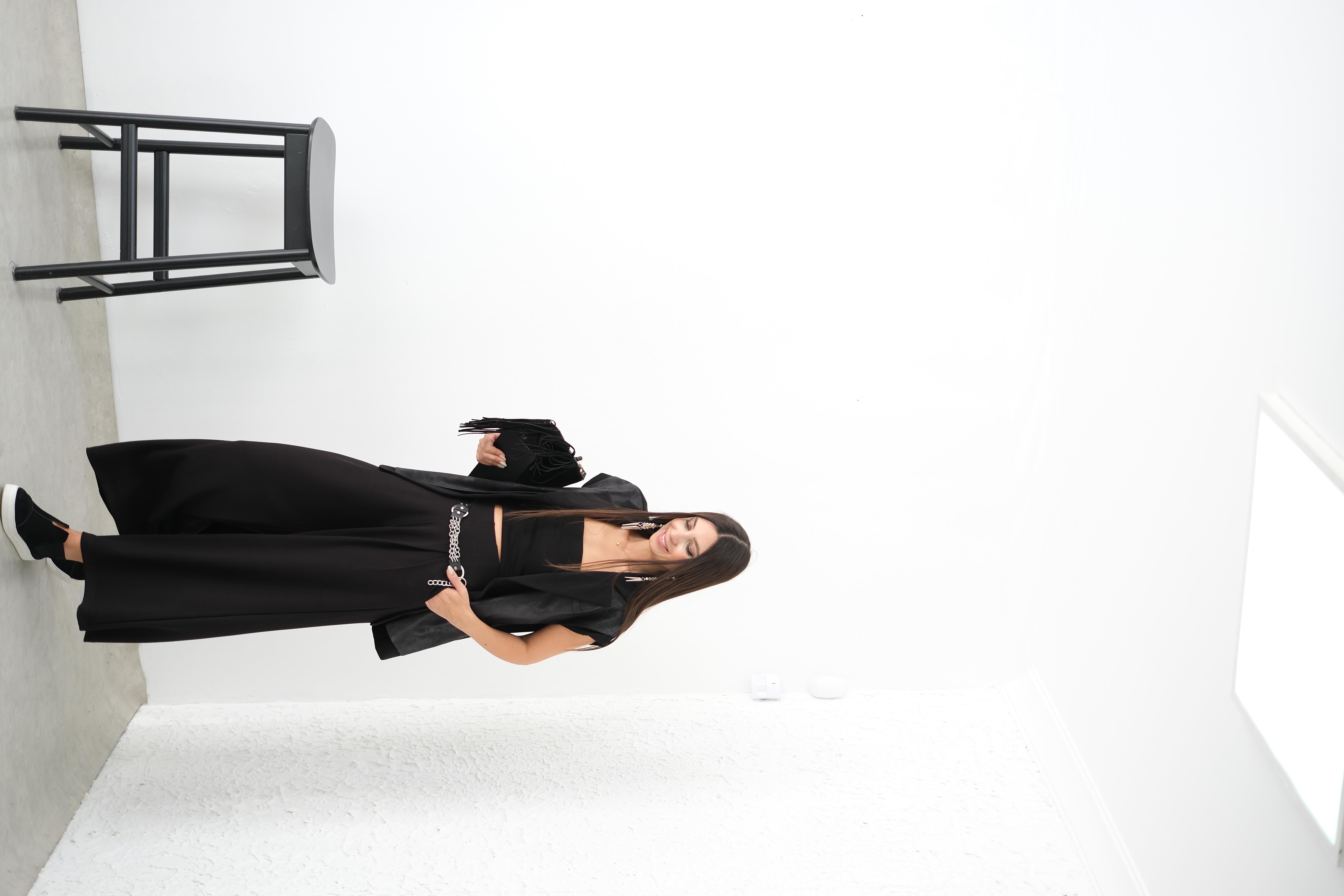 OPLY SİYAH MODAL PANTOLON