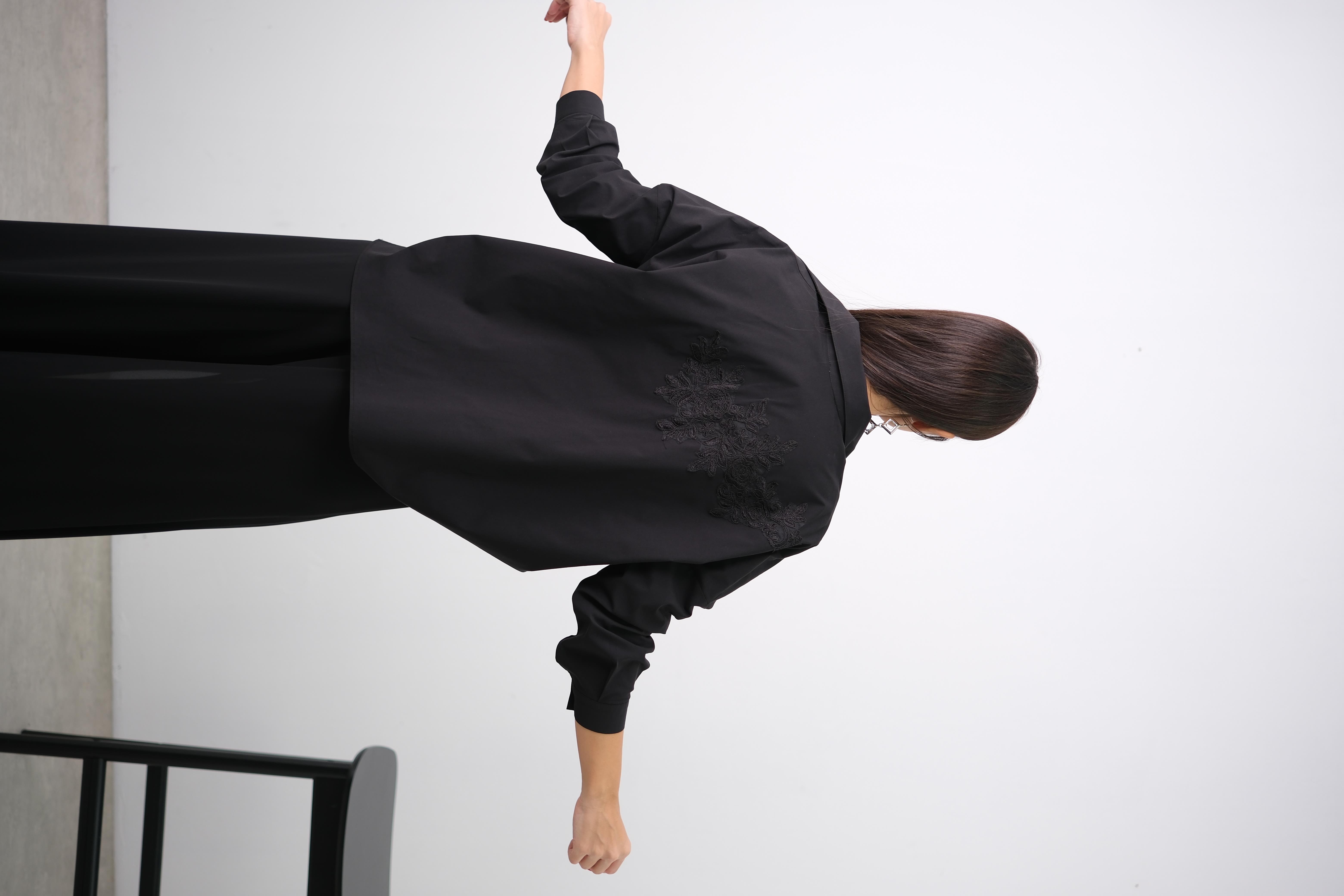 OPPE TASARIM SİYAH GÖMLEK