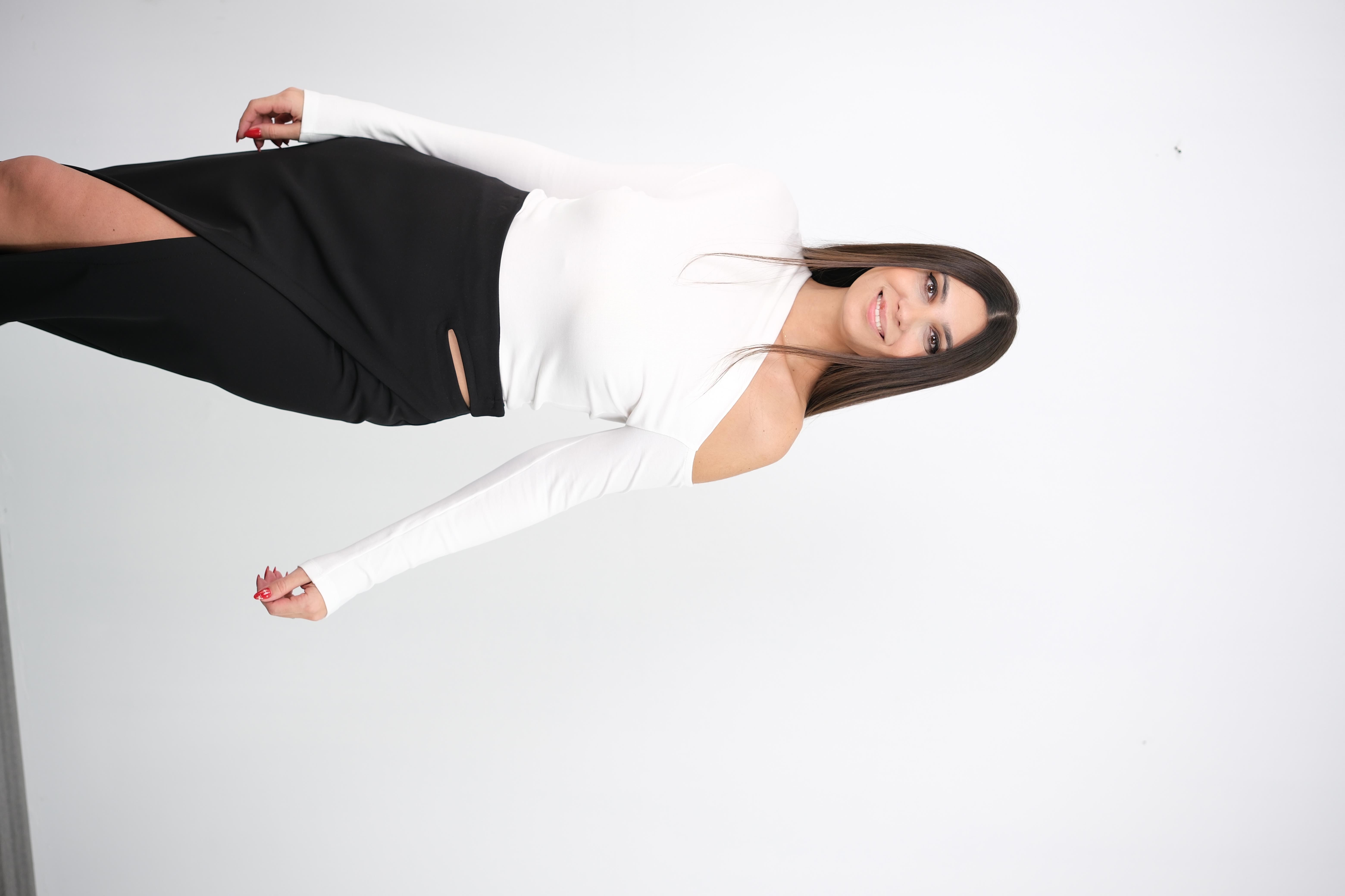 ORCY TEK OMUZ BEYAZ BLUZ