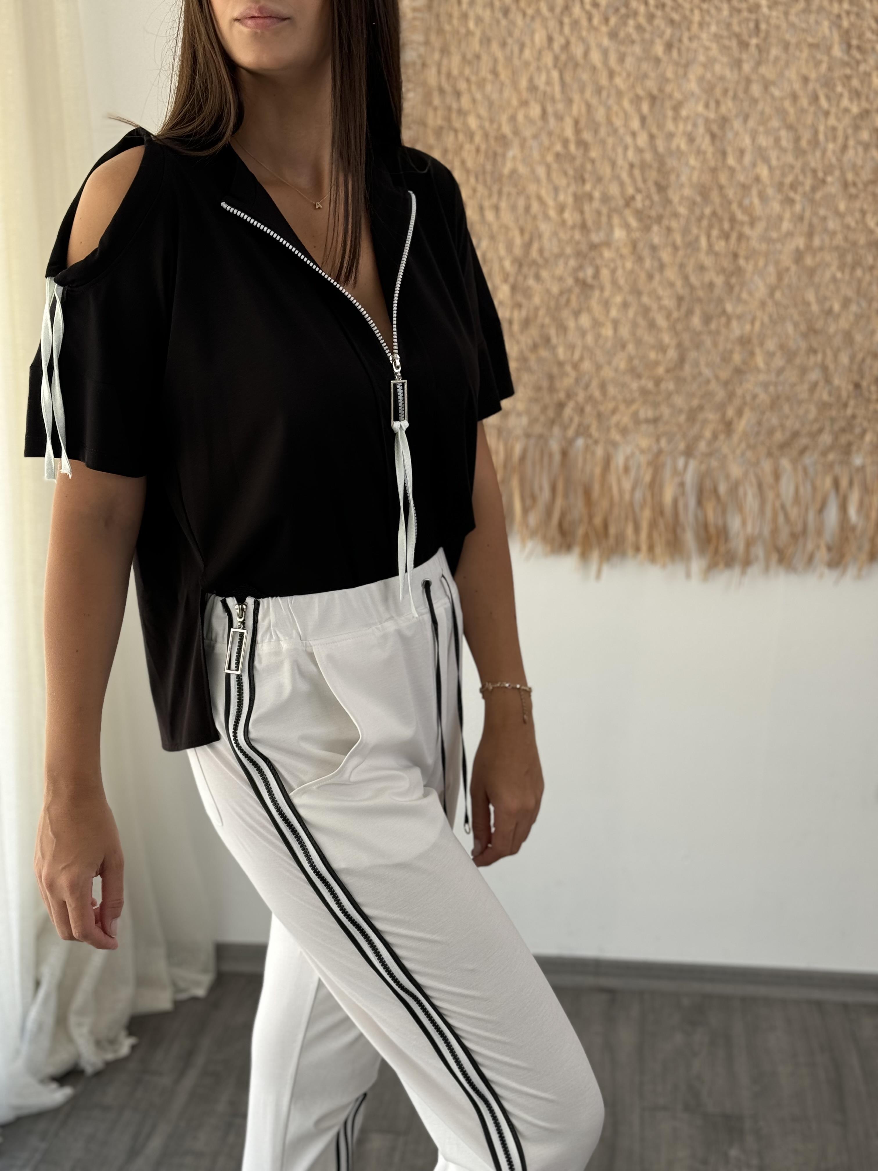 OTAKA SİYAH GÖMLEK BLUZ