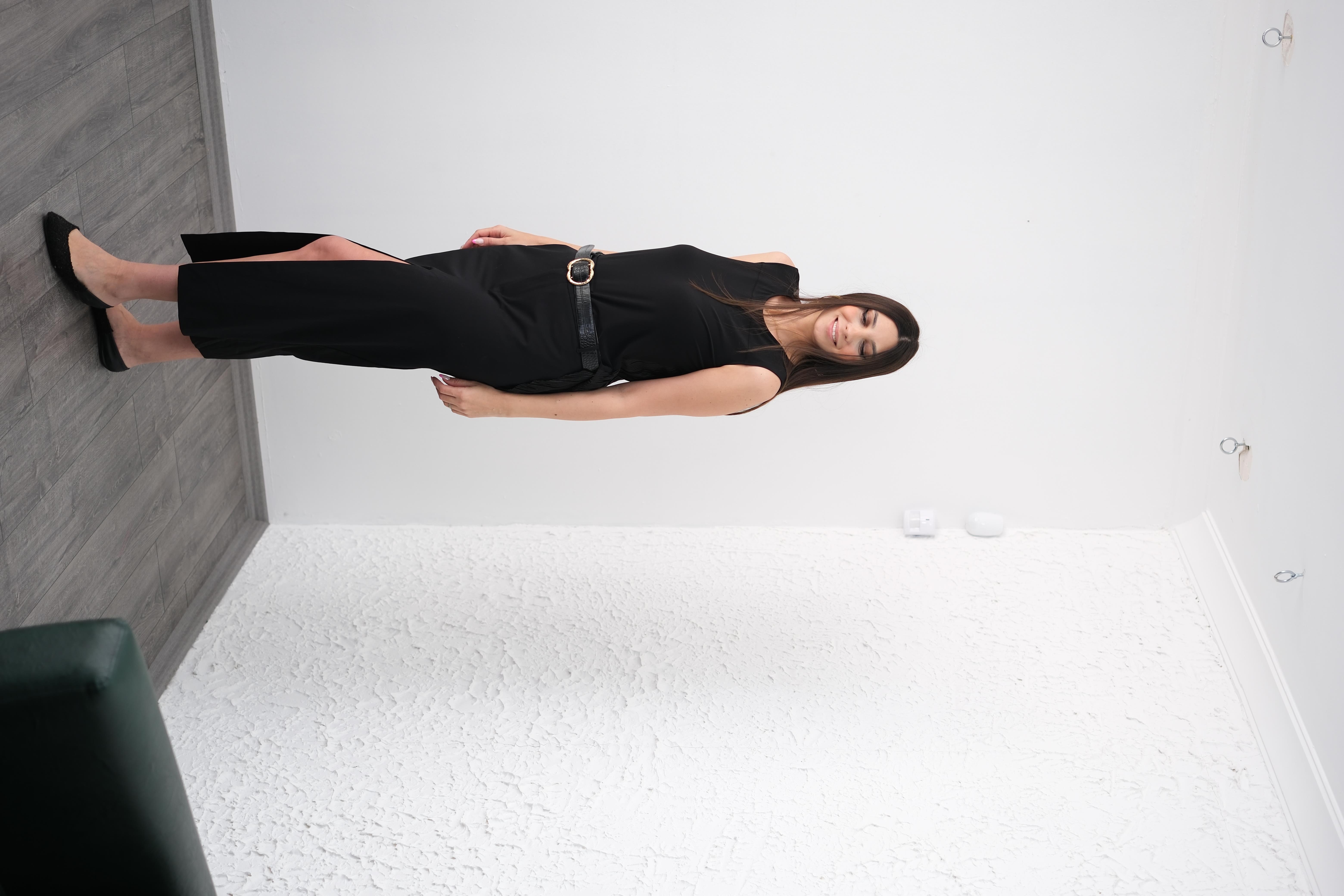 PAROS SİYAH PİLE BLUZ