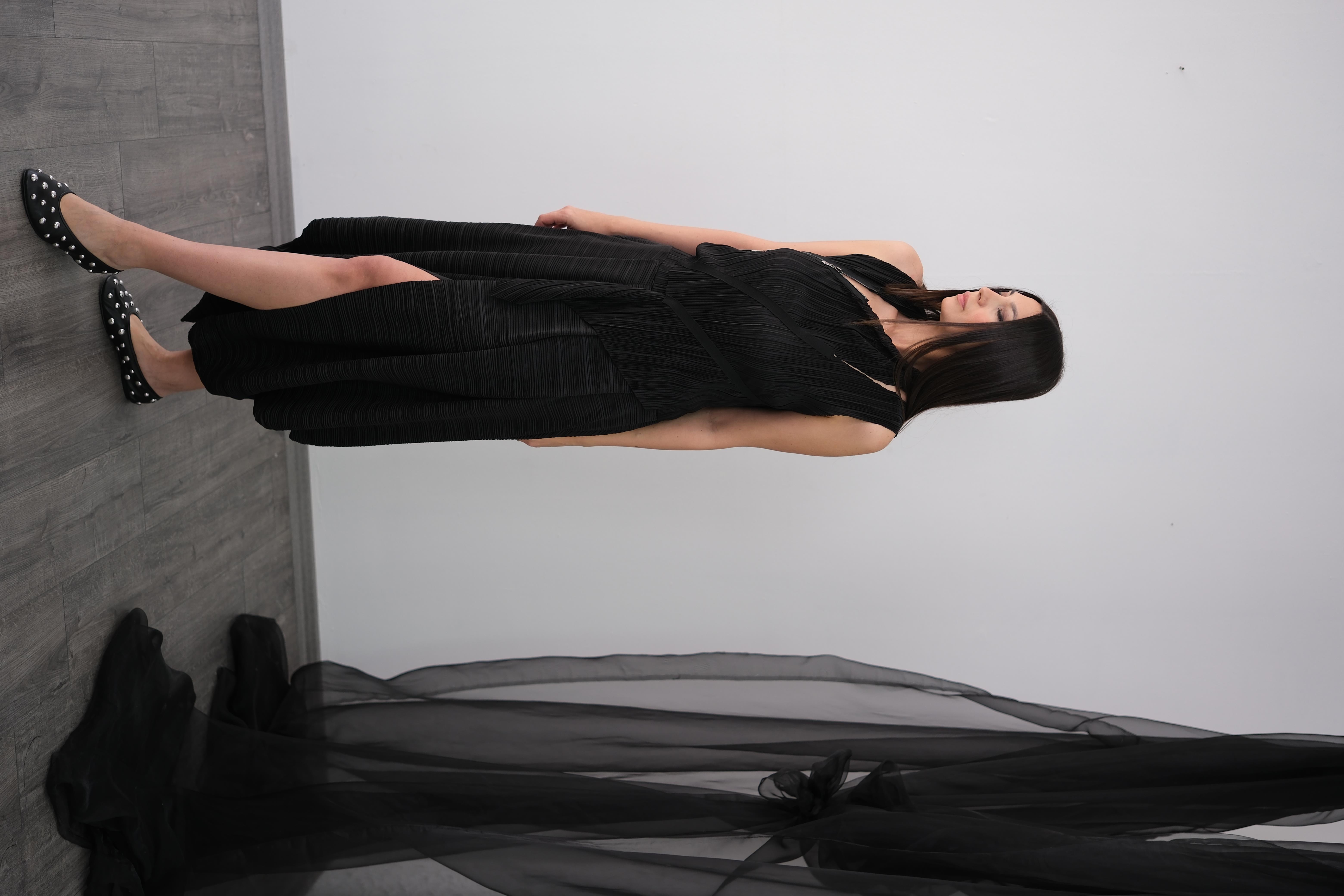 PAROS SİYAH TASARIM BLUZ