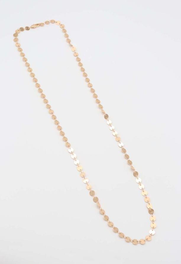 PEACH PUL ÇELİK KOLYE ( 70 CM)
