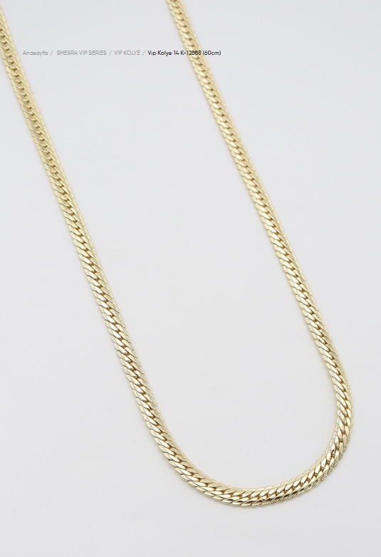 PERA BALIKSIRTI GOLD KOLYE 60CM