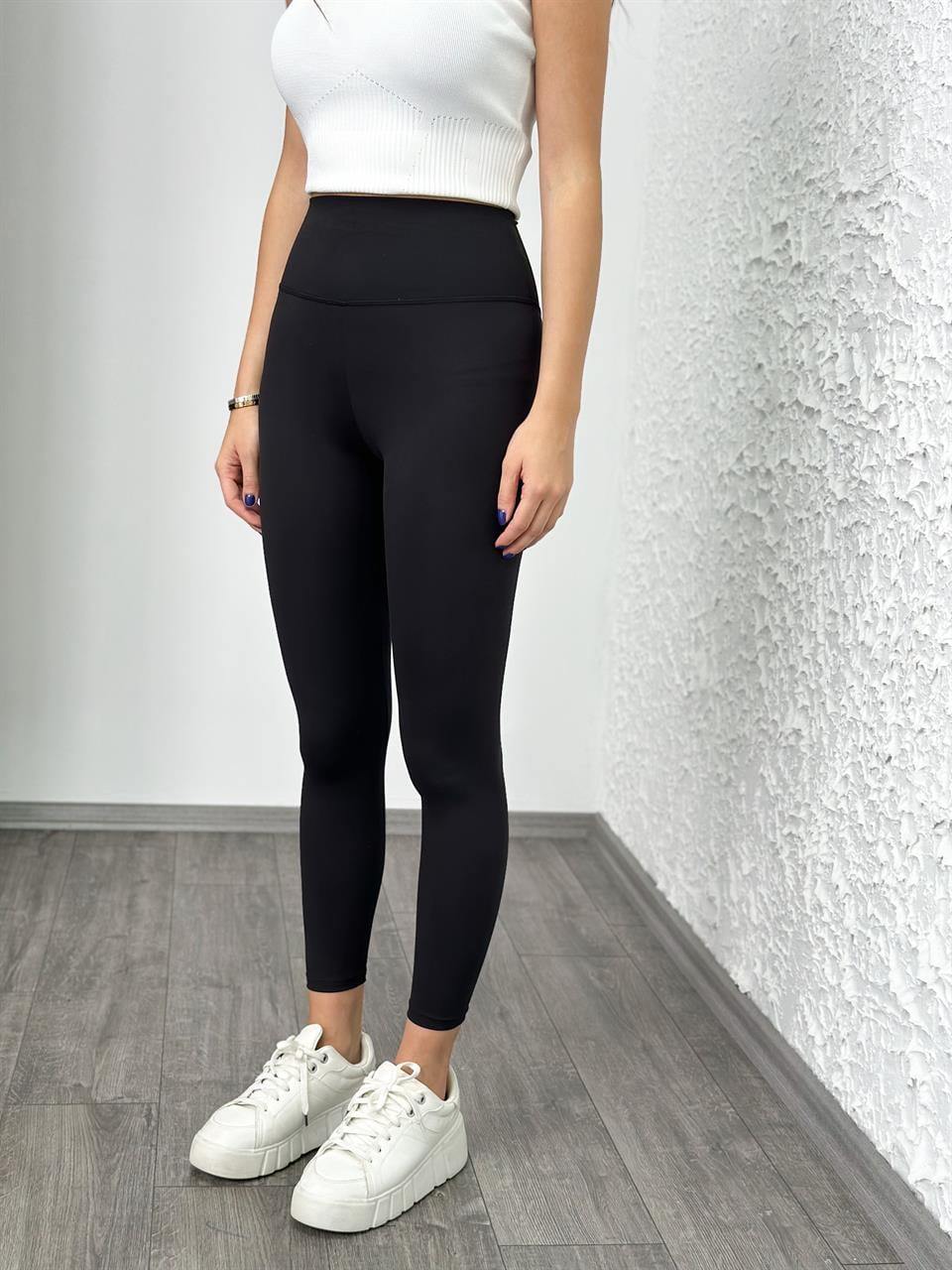 PETA PREMİUM SİYAH TAYT