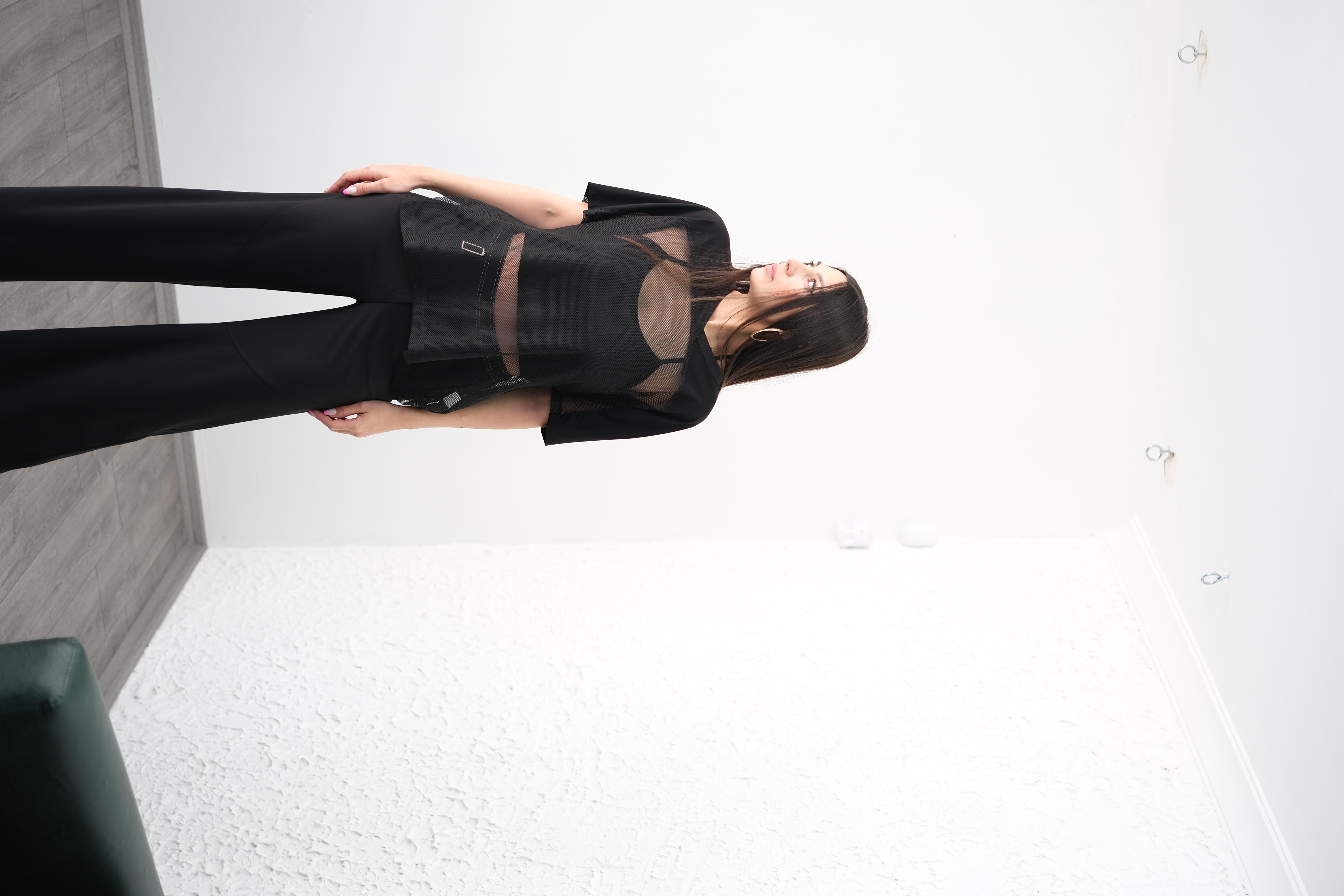 PEYTON 2Lİ SİYAH BLUZ