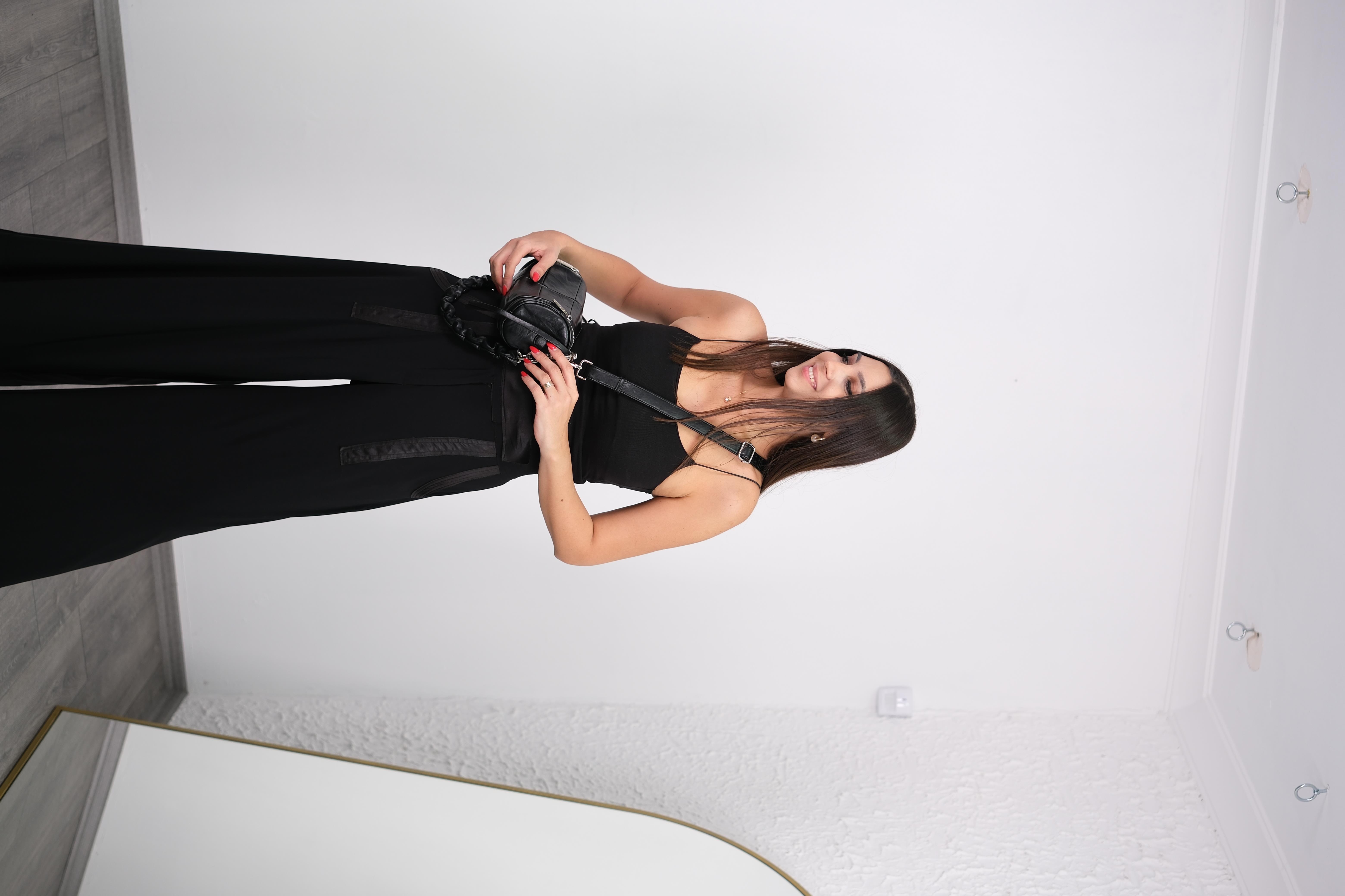 PİNA SİYAH TASARIM ÇANTA