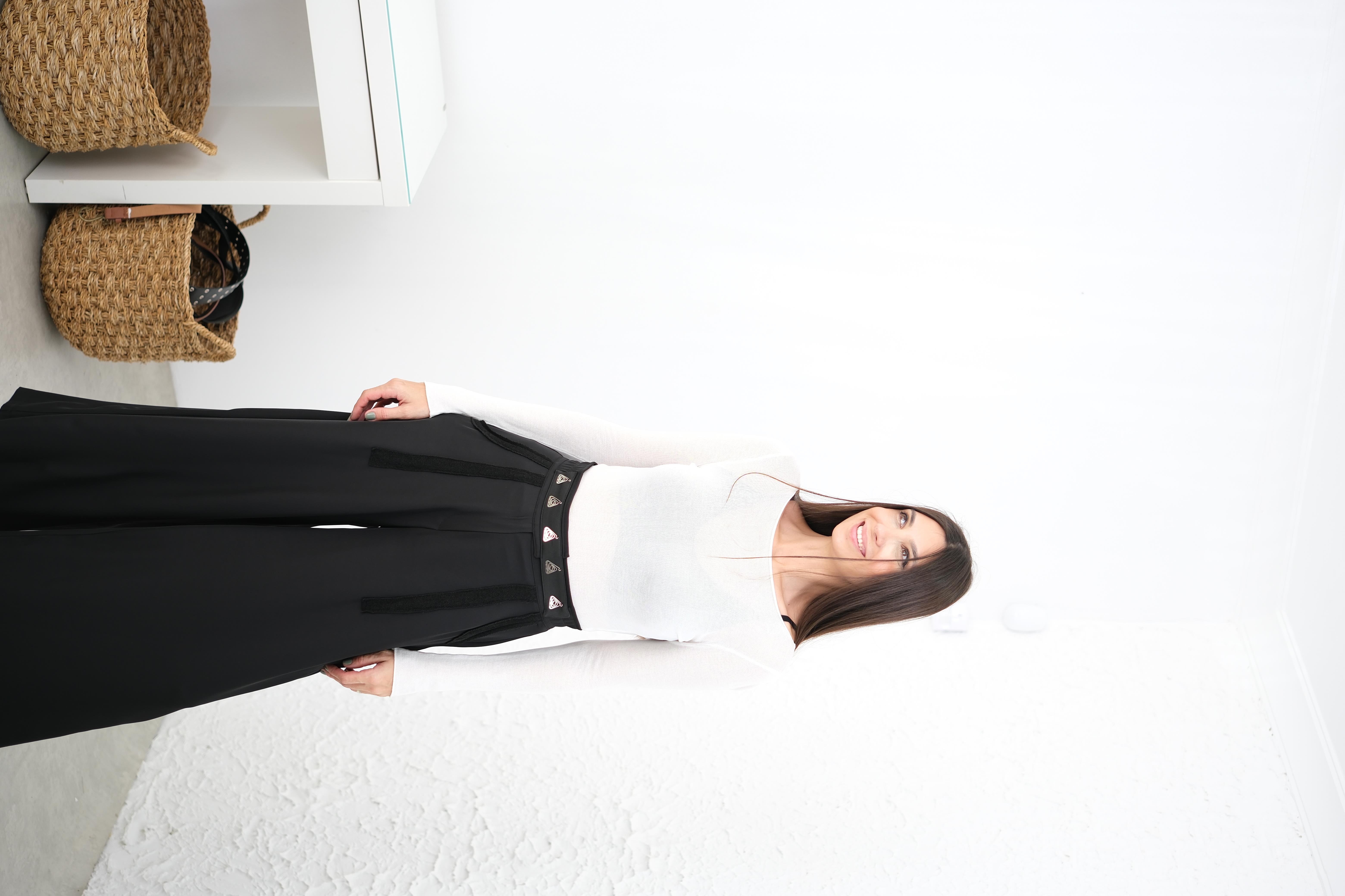 PONİ İNCE MERSERİZE BEYAZ BLUZ