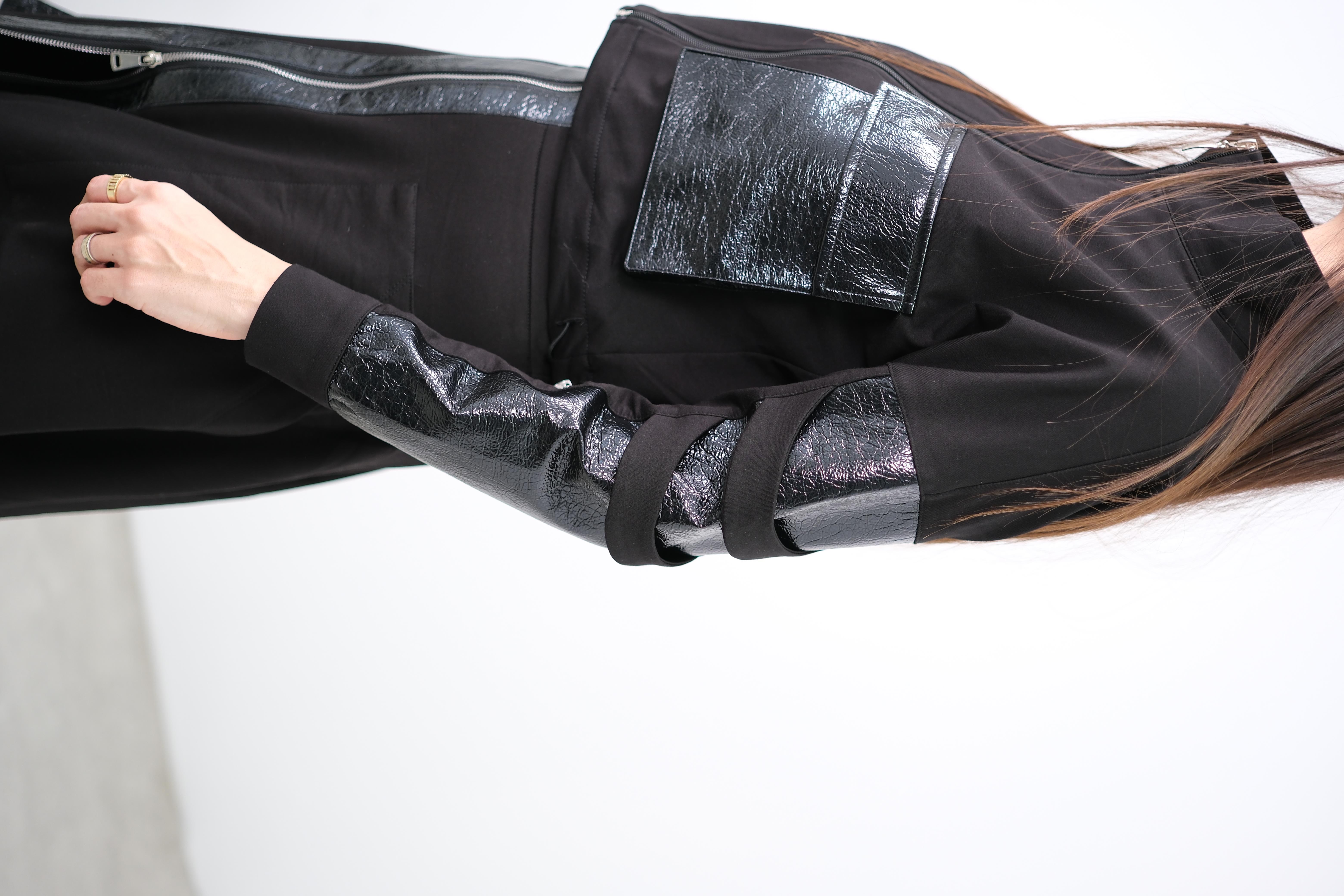 POTE TASARIM SİYAH CEKET