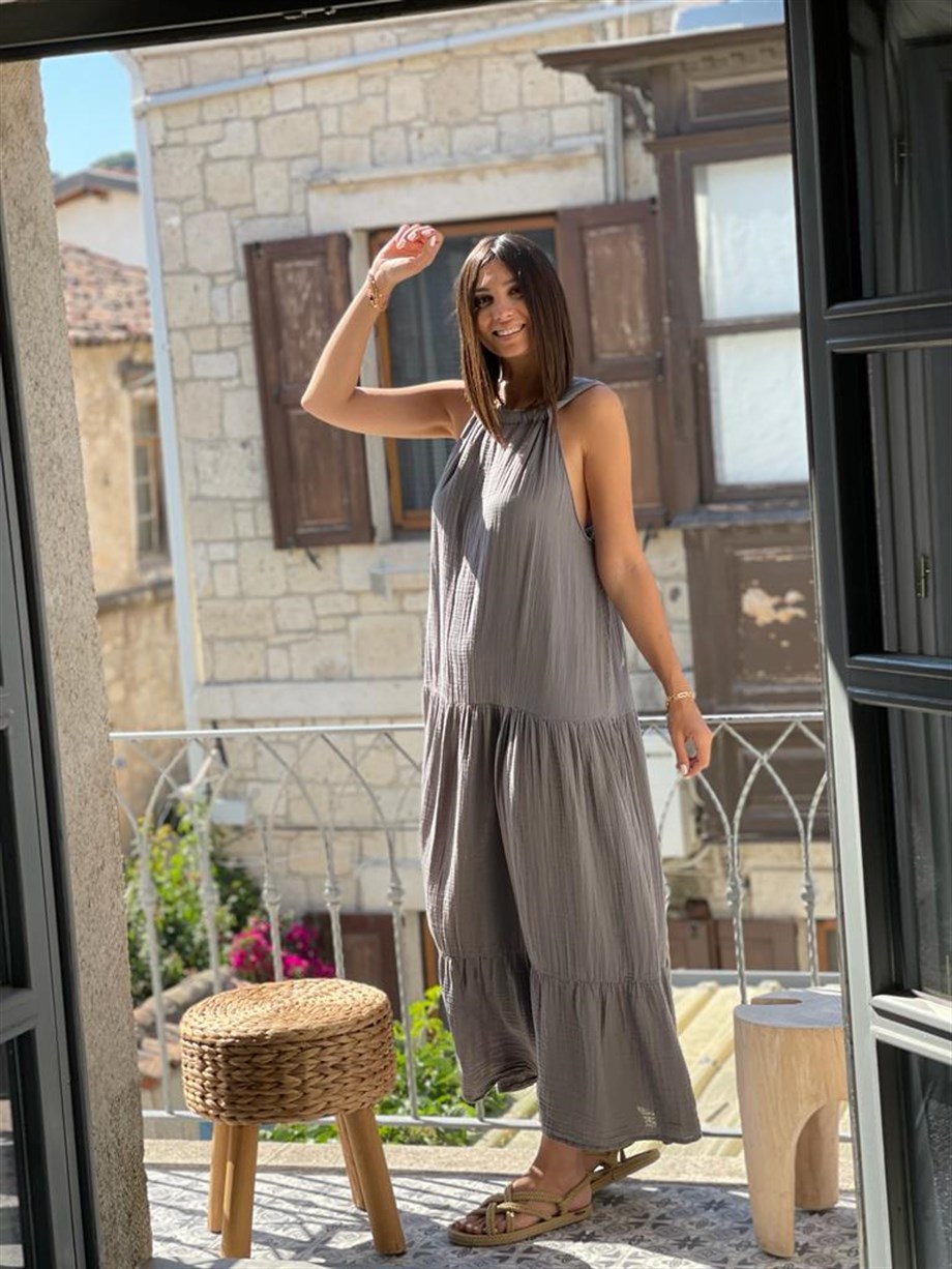 RHEA ANTRASİT  ELBİSE