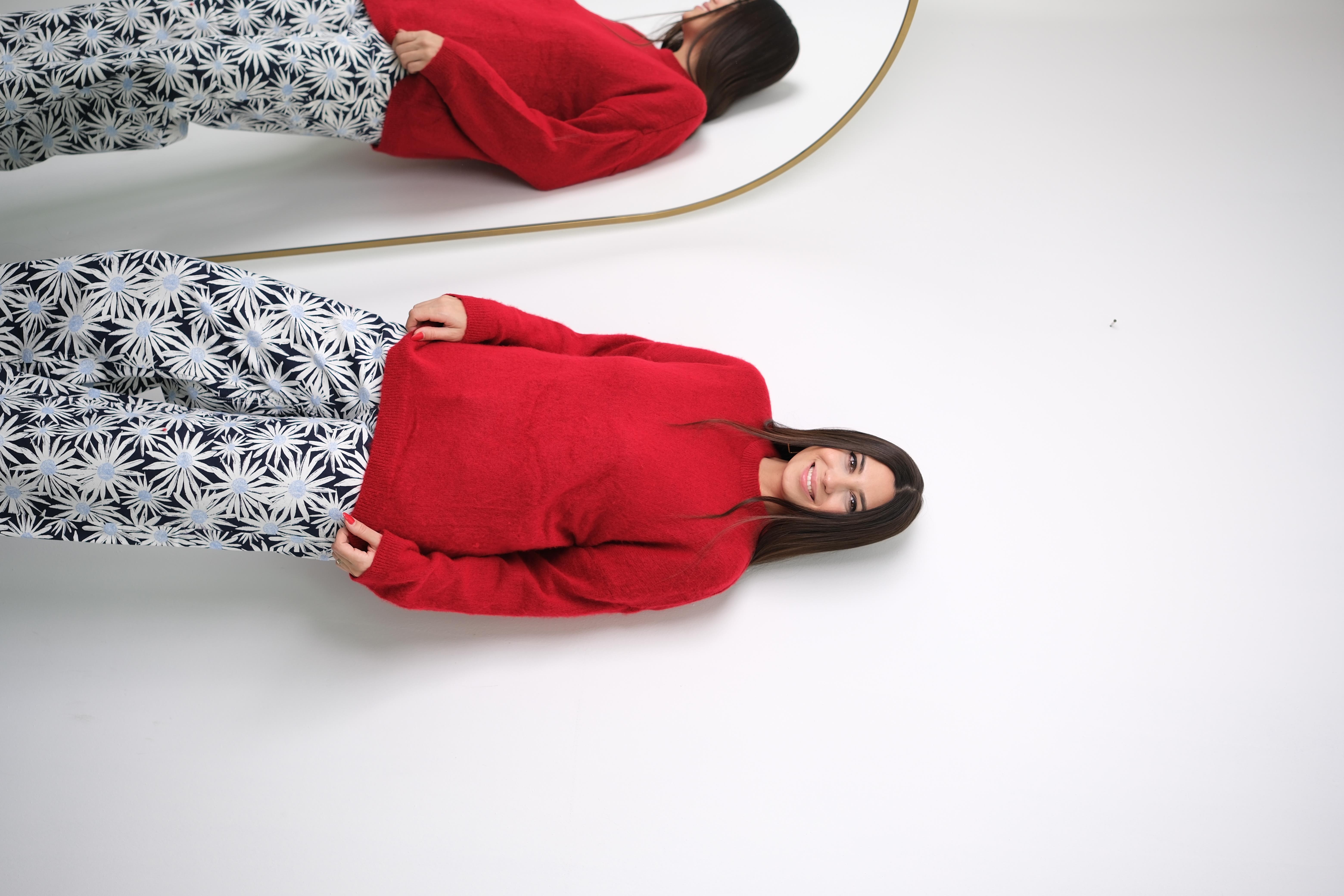 RONA KIRMIZI YUMOŞ KAZAK