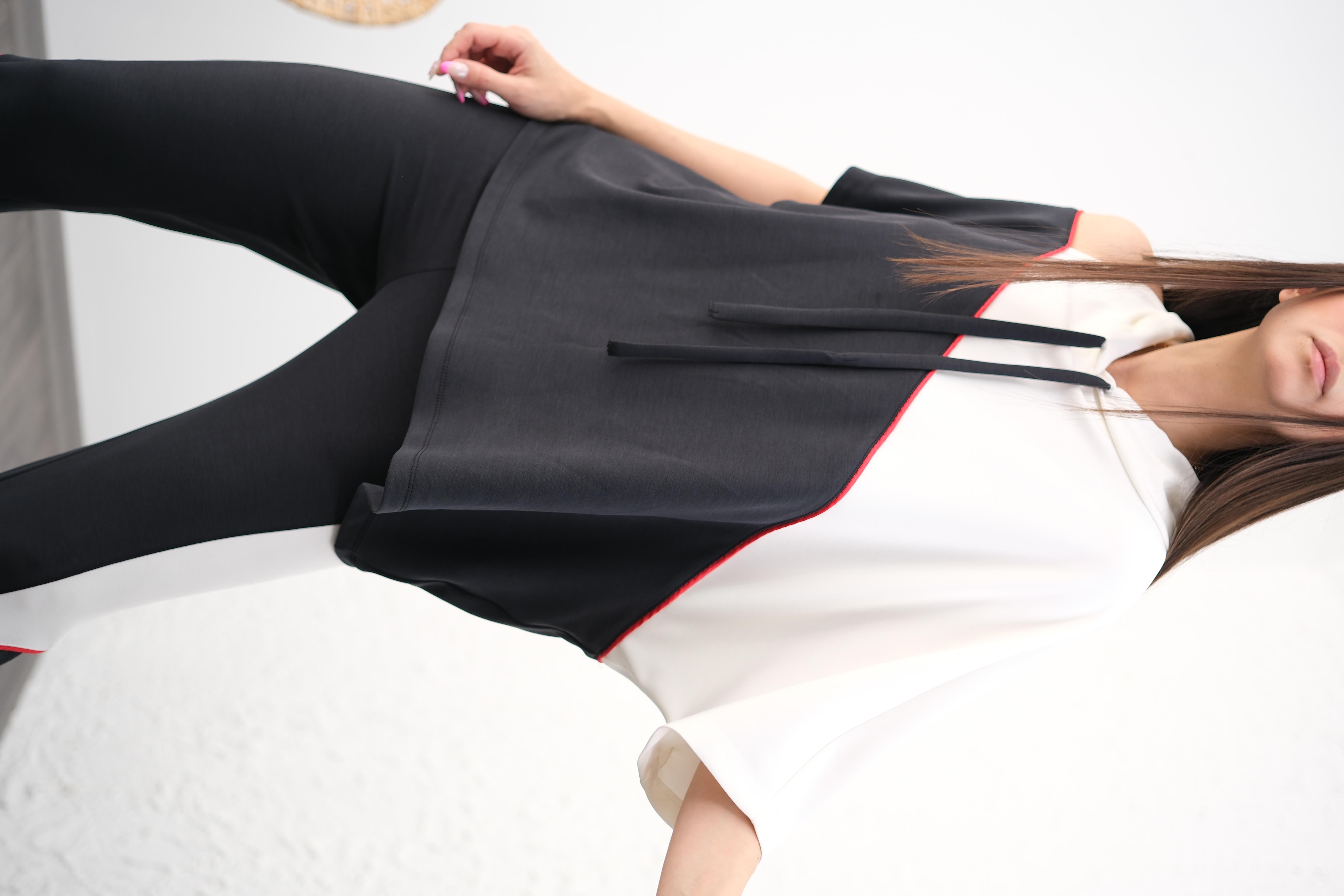 SALİNA OMUZ DETAYLI ANTRASİT BLUZ