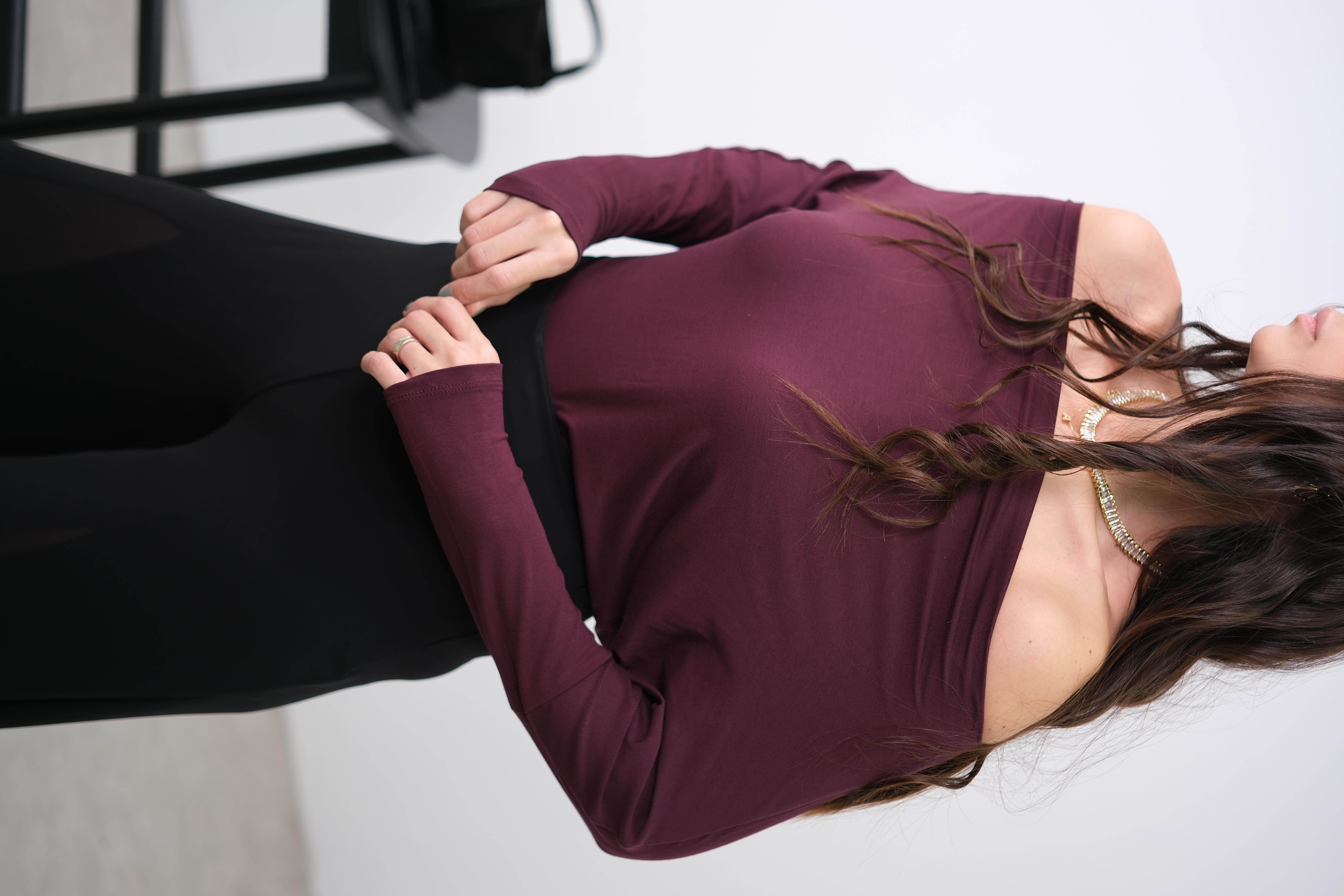 SENLY TEK OMUZ MÜRDÜM BLUZ