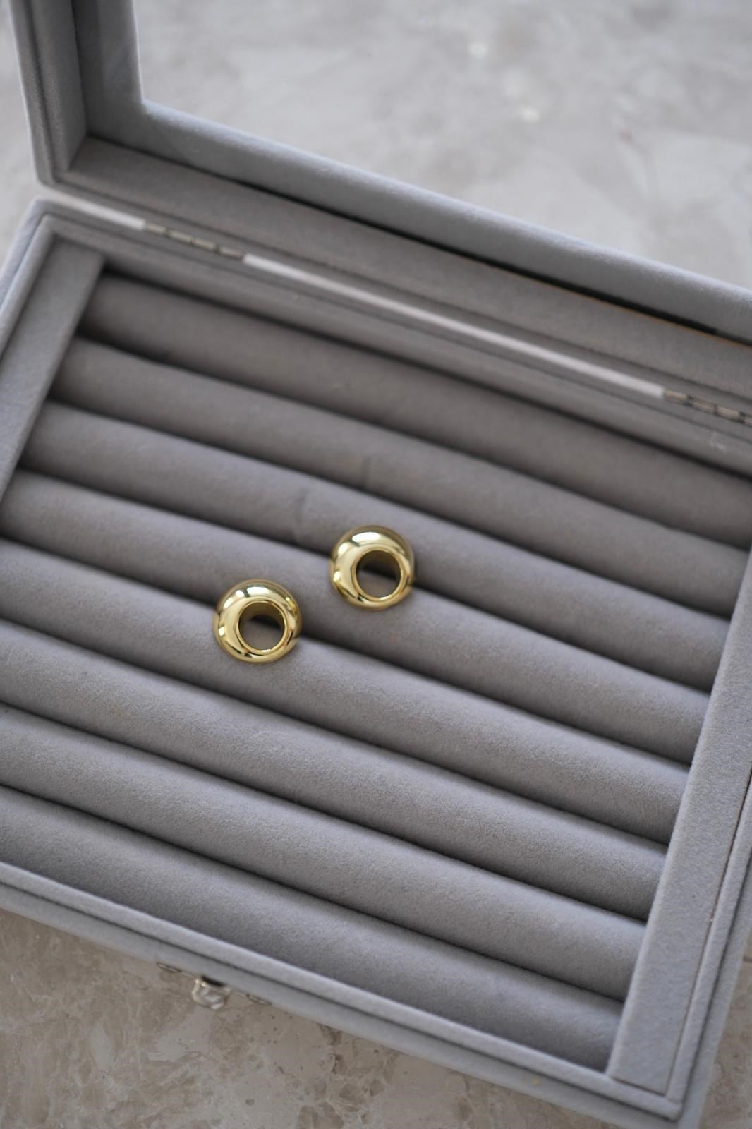 SHE GOLD YUVARLAK KÜPE
