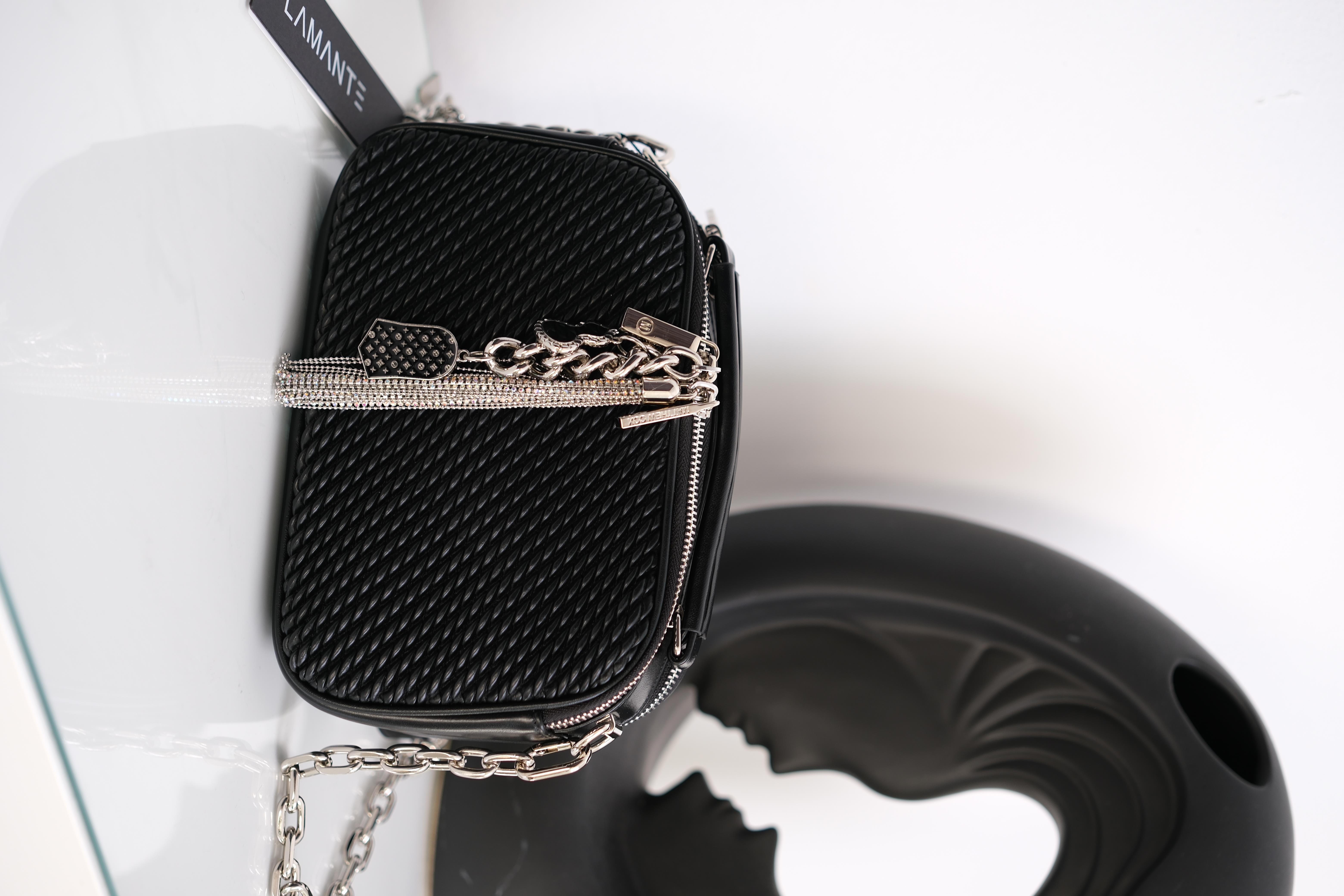 SİLA SİYAH TASARIM ÇANTA