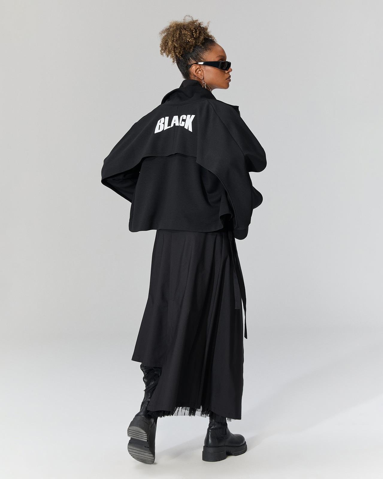 SORTY SİYAH TASARIM CEKET