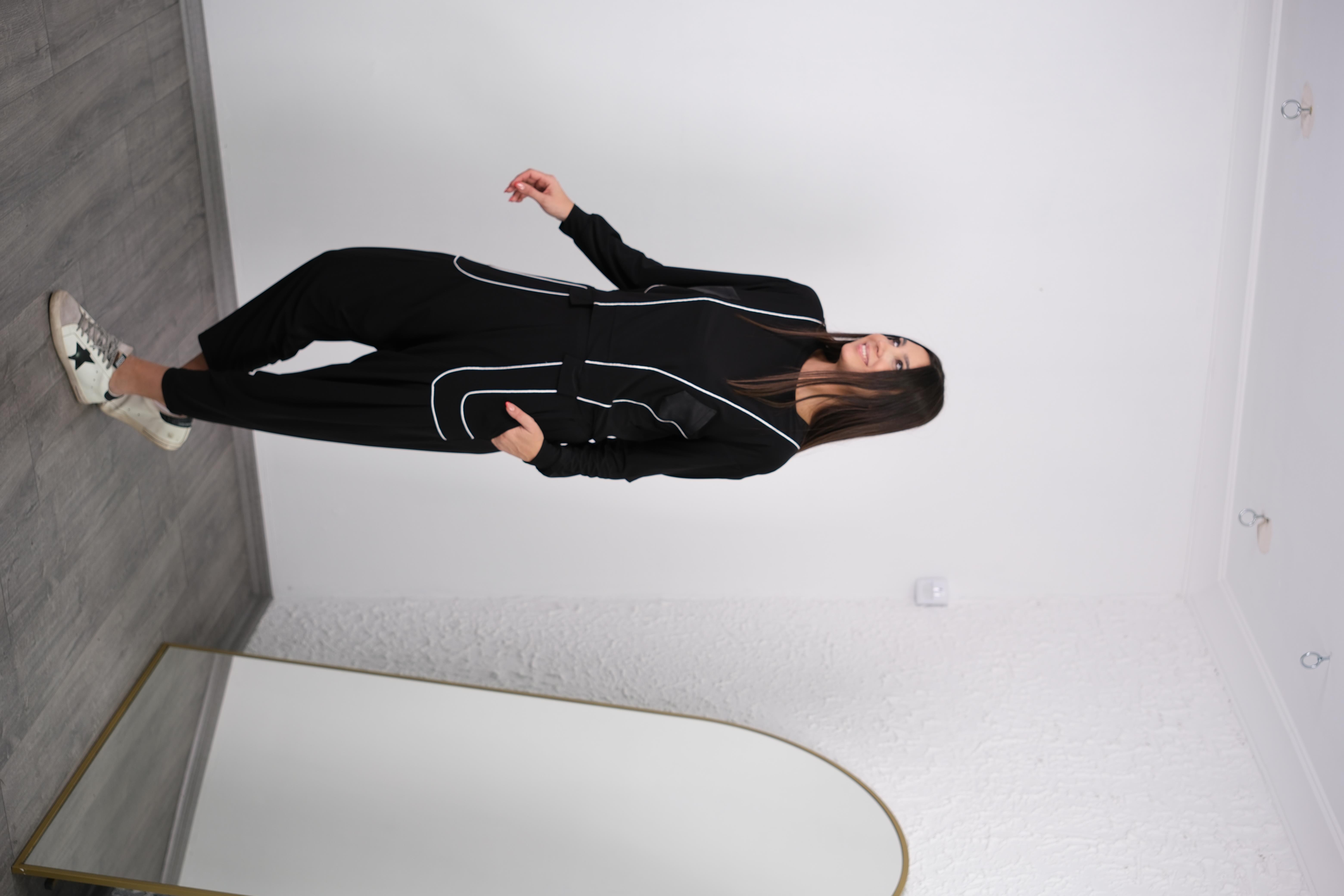 TERRA SİYAH TASARIM PANTOLON