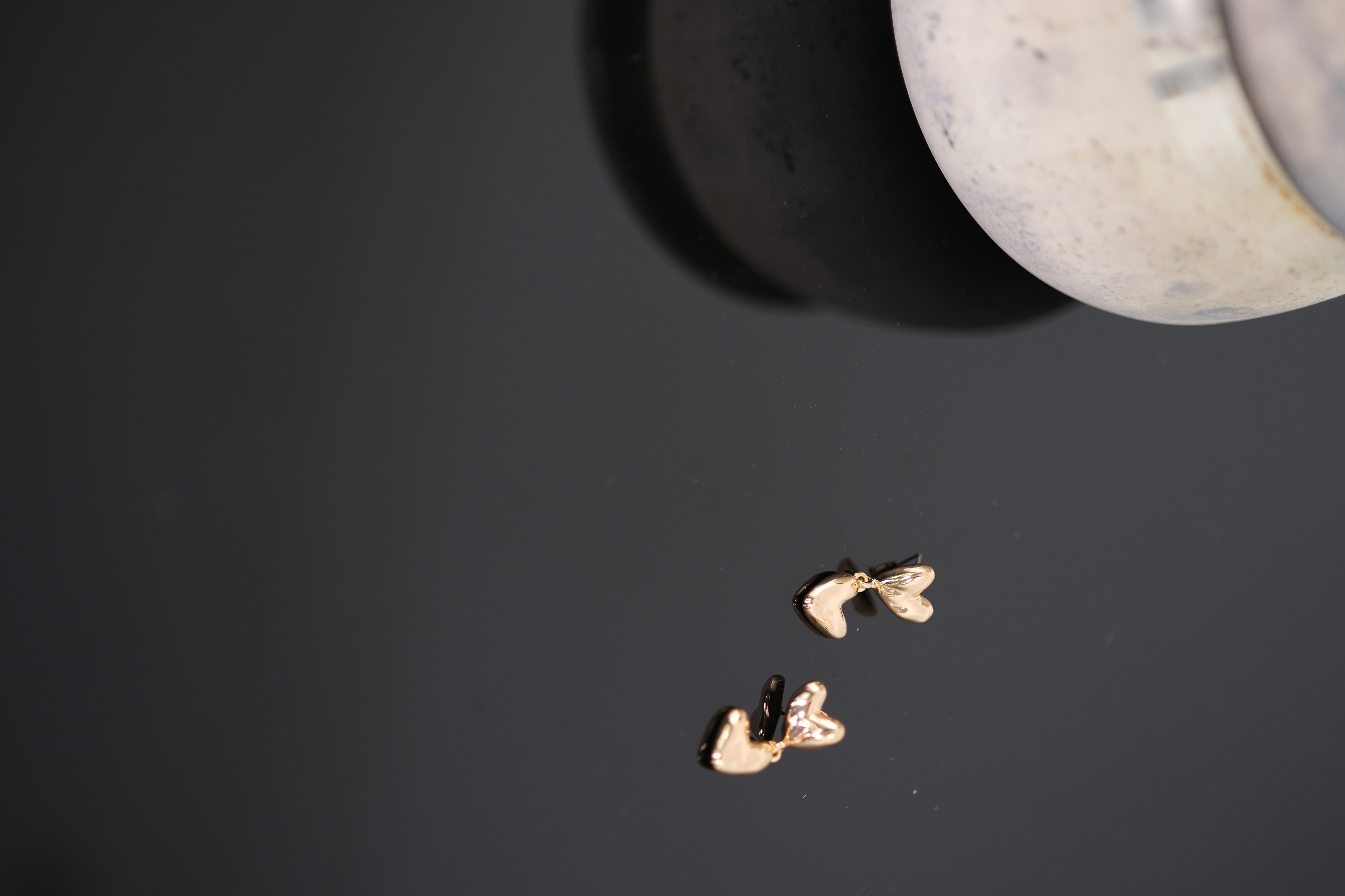 TET ÇİFT KALP SALLANTILI KÜPE