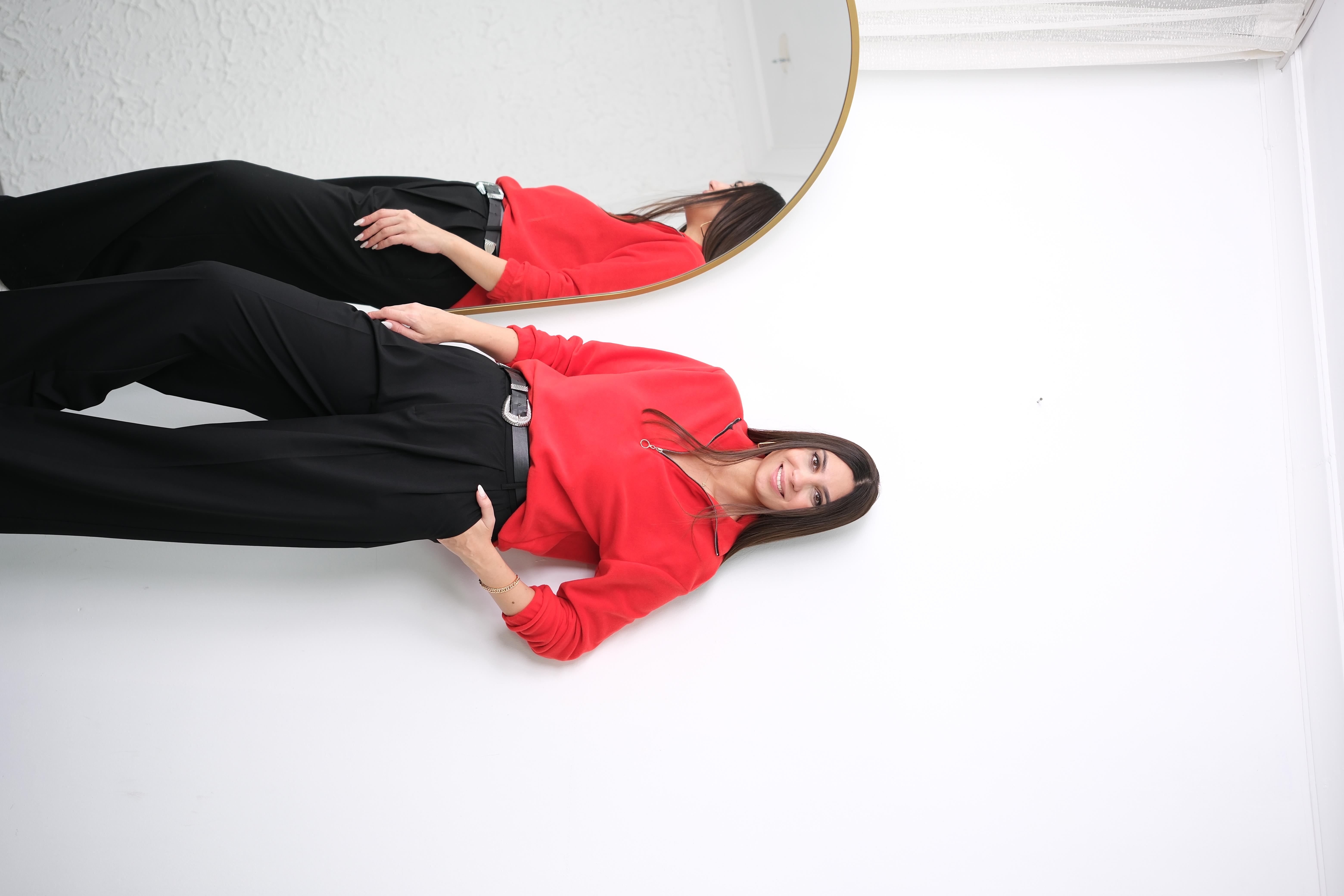 TETA KIRMIZI POLAR SWEAT