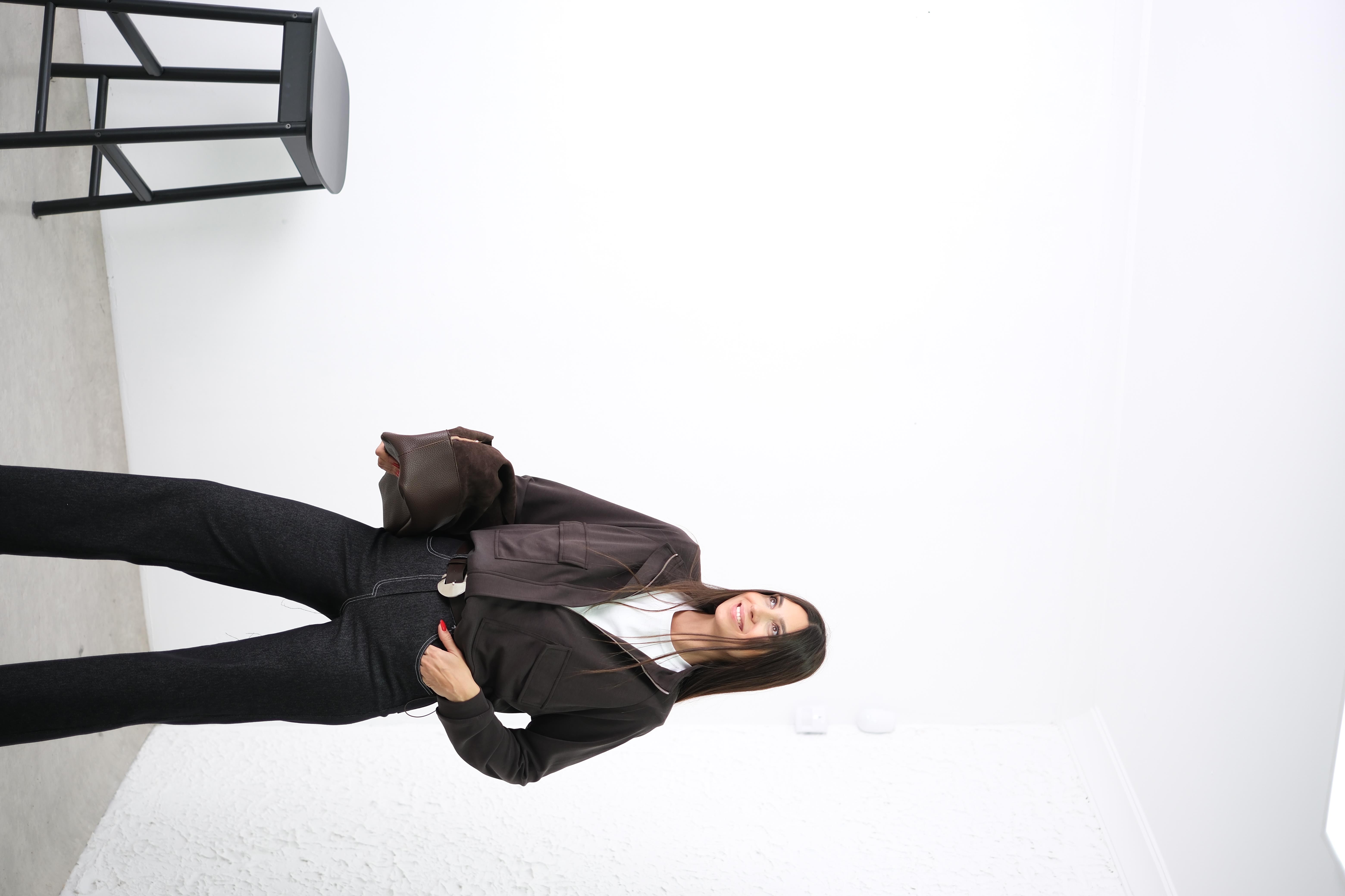 TİA KAHVE MODAL CEKET