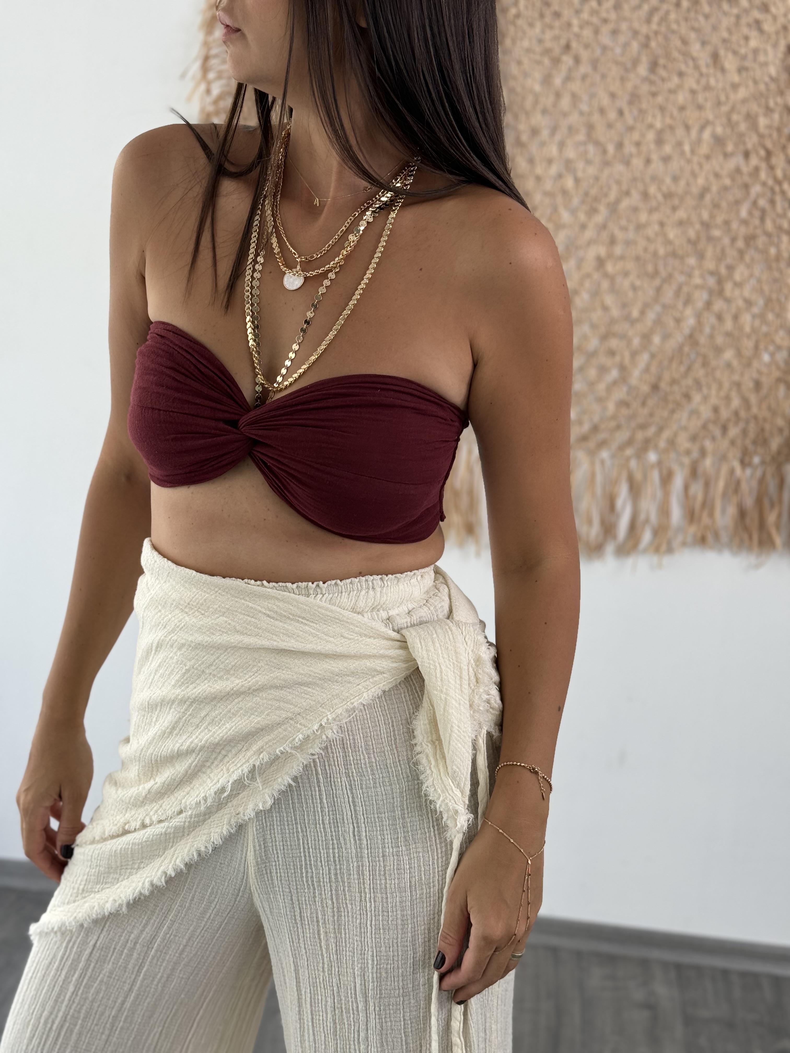 TİE BORDO CROP