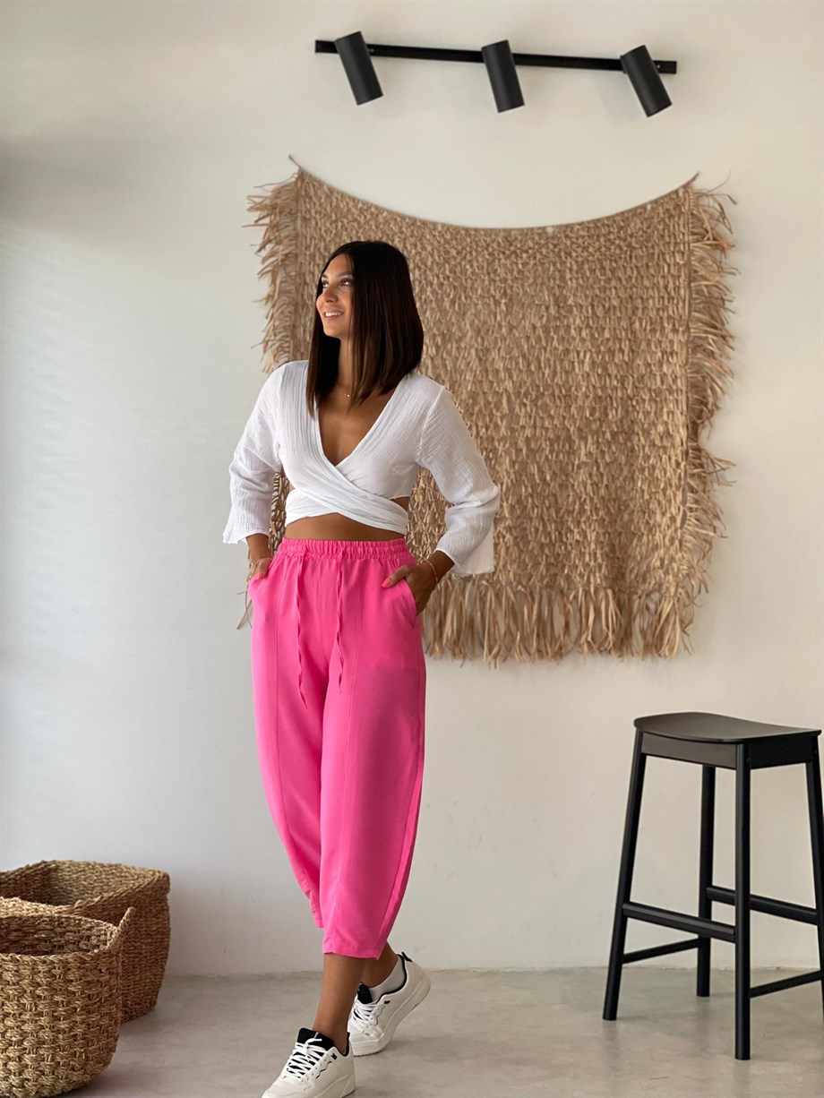 TOSKA PEMBE PANTOLON