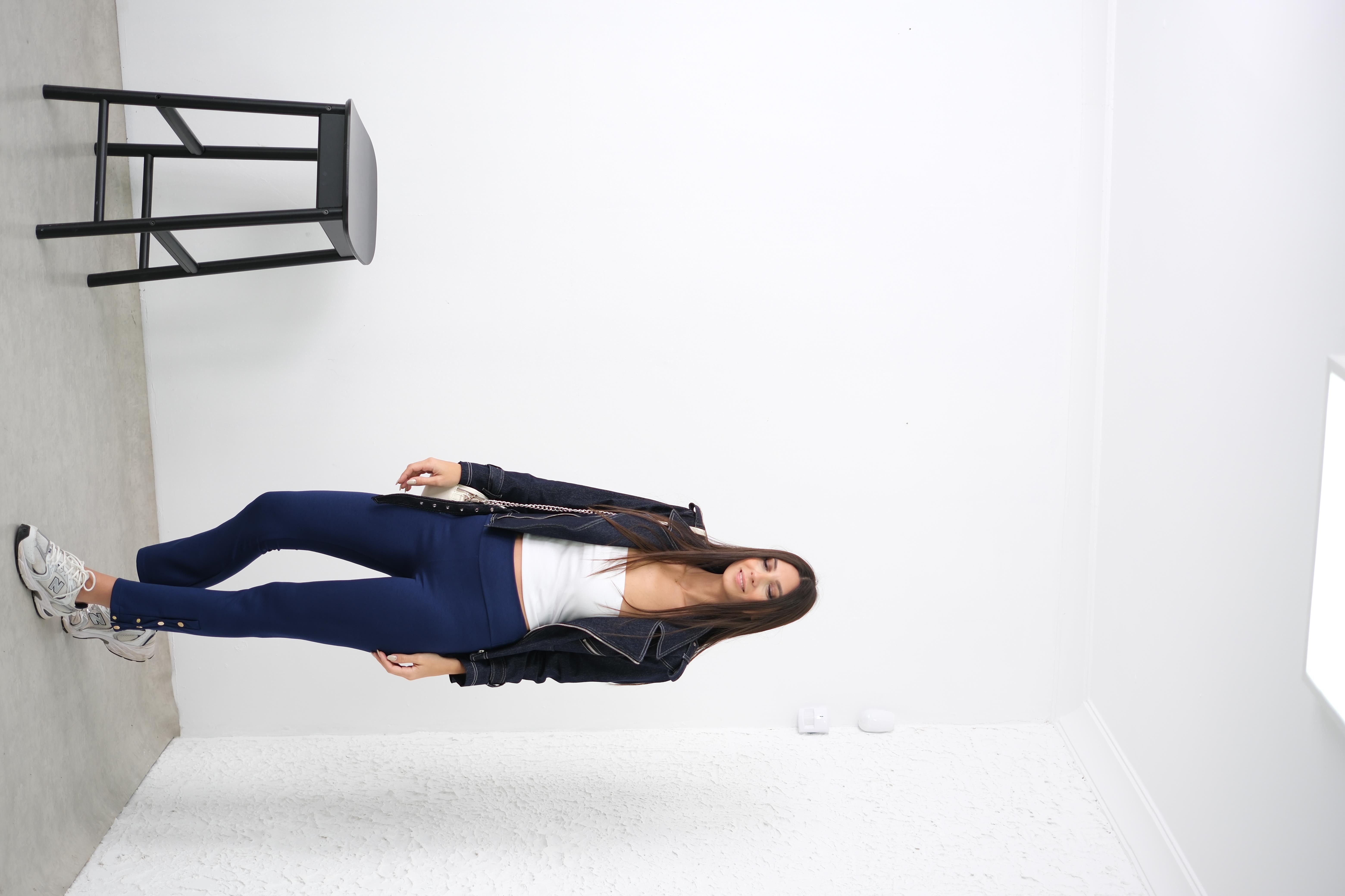 TRİLY SAKS PAÇA ÇITÇITLI TAYT