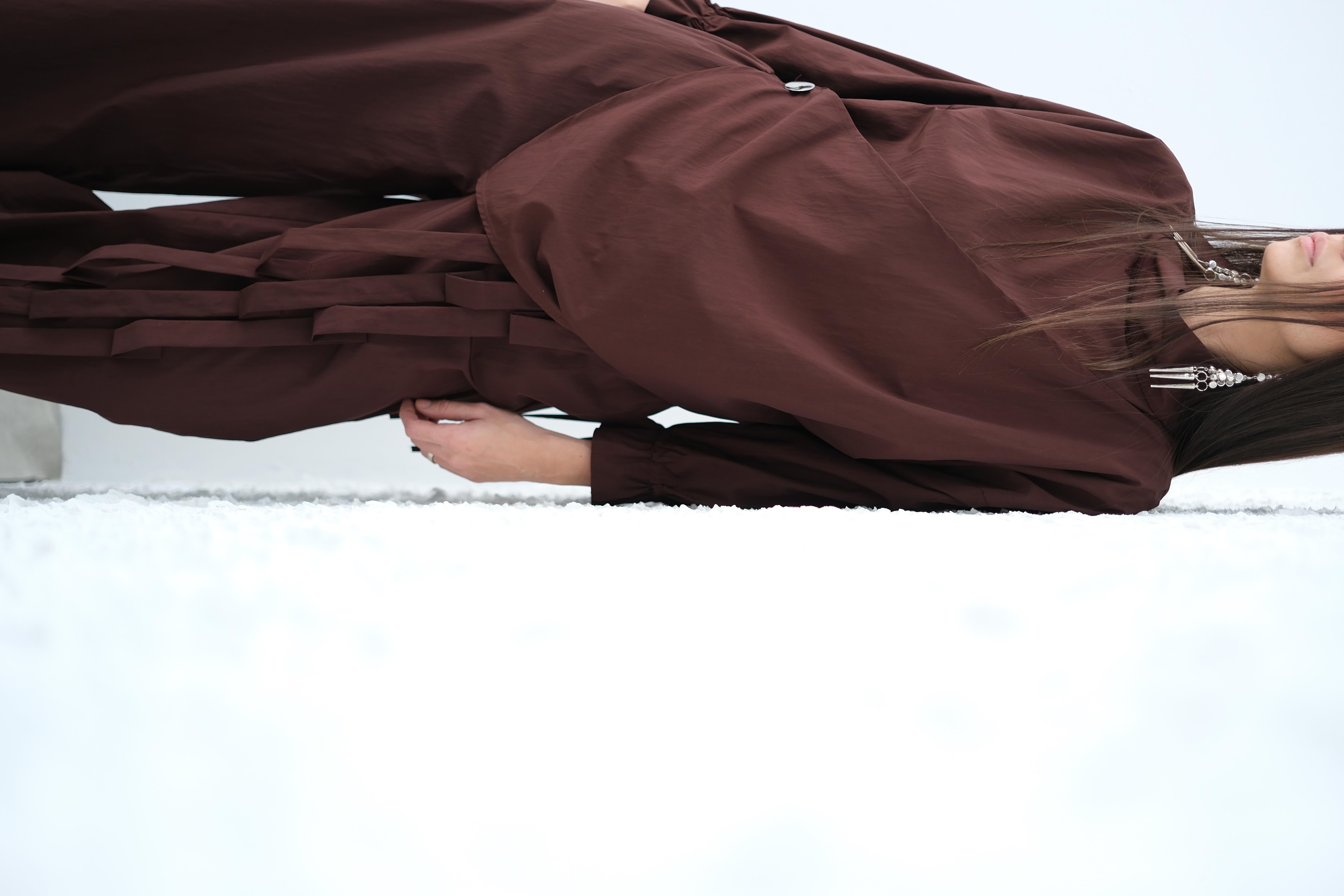 VALENTİ ÖN KRUVAZE BORDO BLUZ