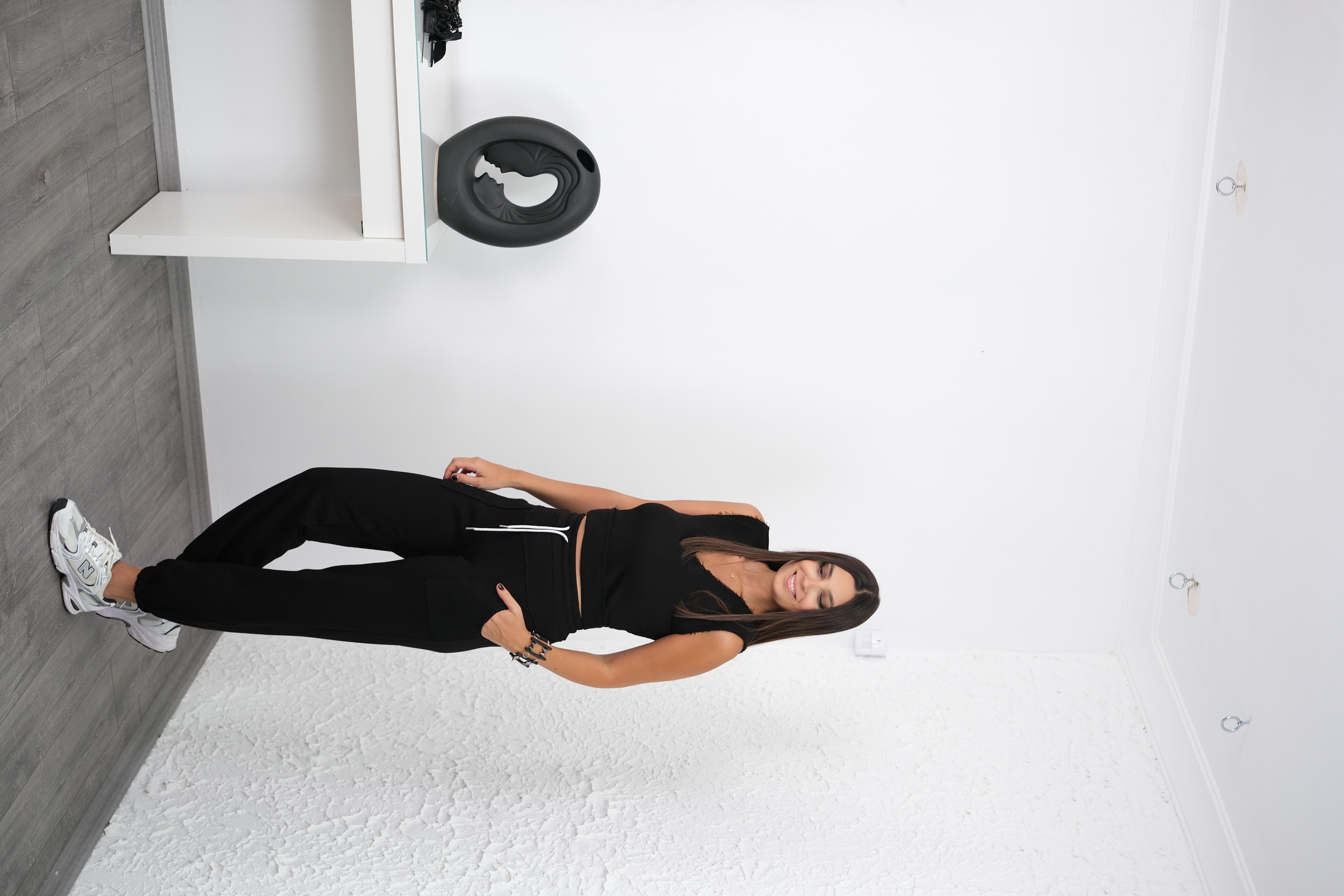 VİSTA SİYAH JOGGER PANTOLON