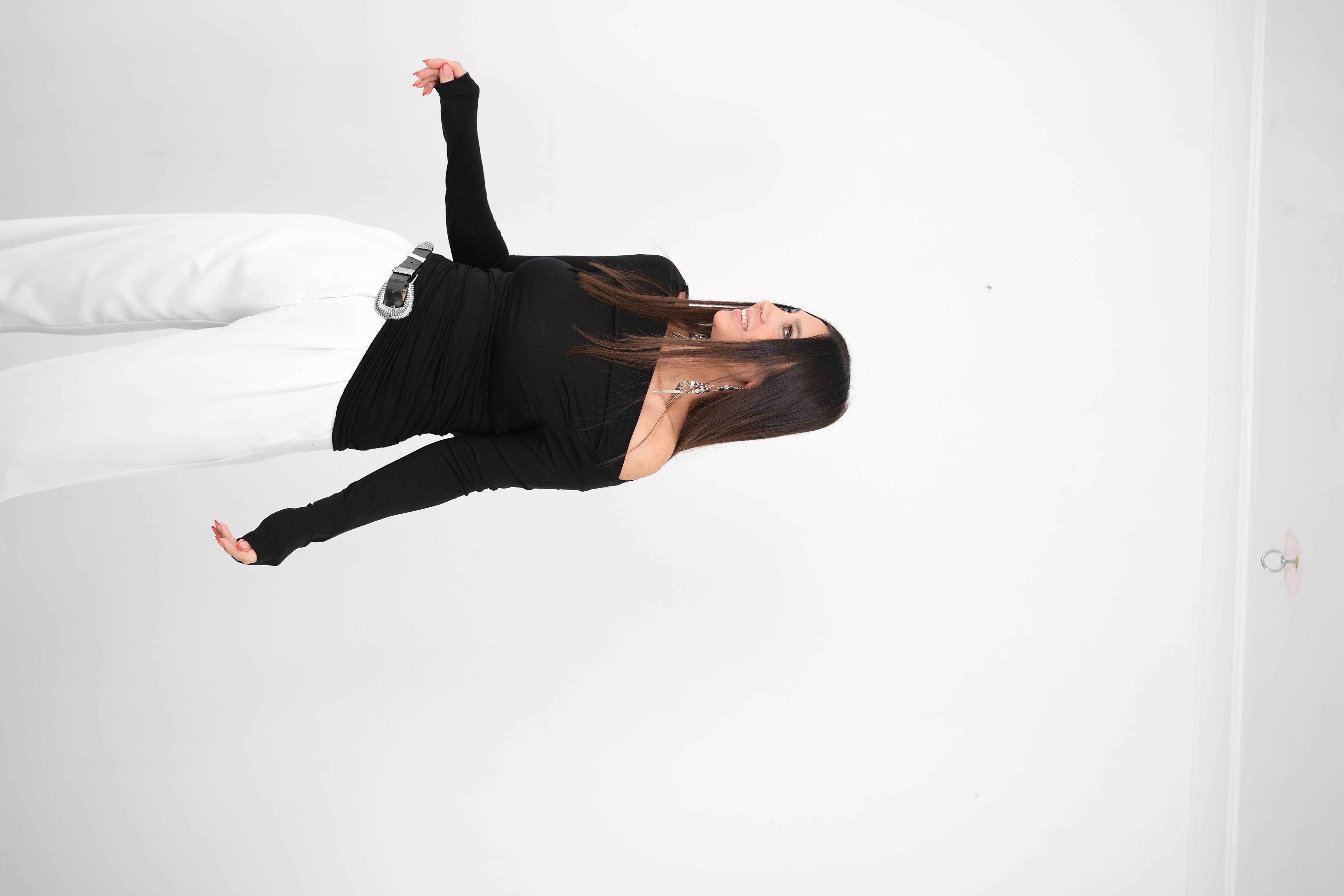 WEEK SİYAH TEK OMUZ BLUZ