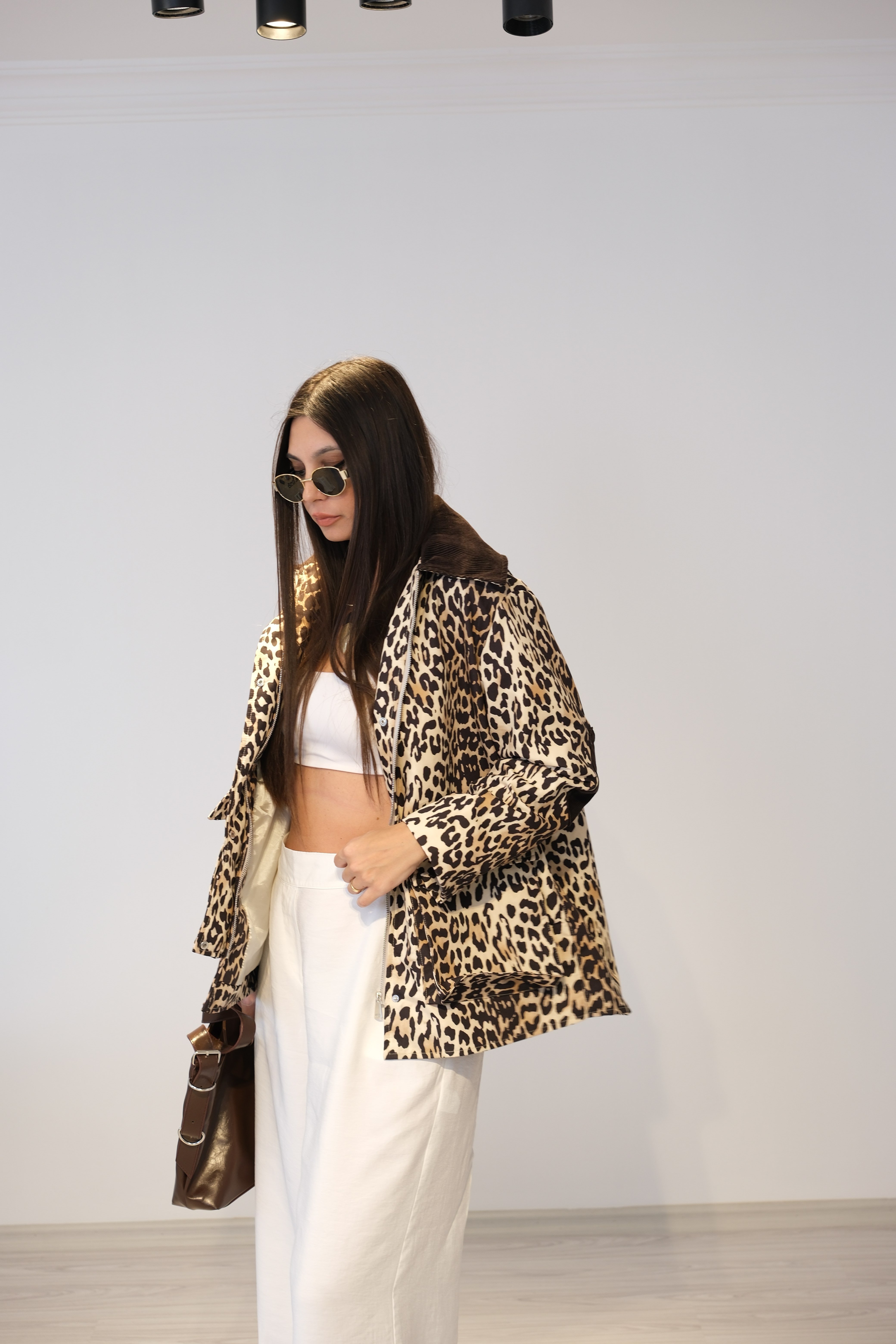 WİLD FEMME BEJ LEOPAR CEKET