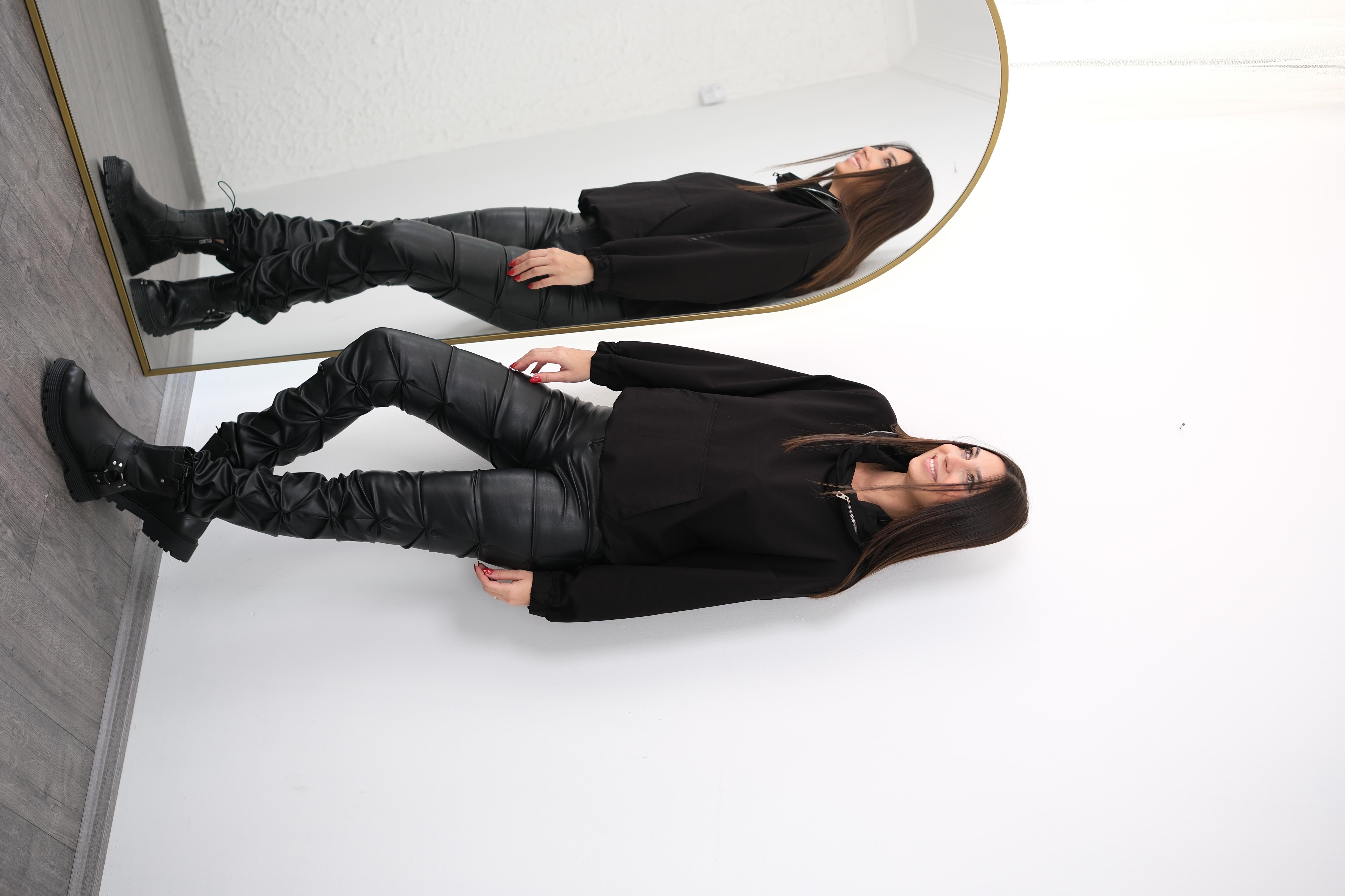 WONDER SİYAH TASARIM SWEAT