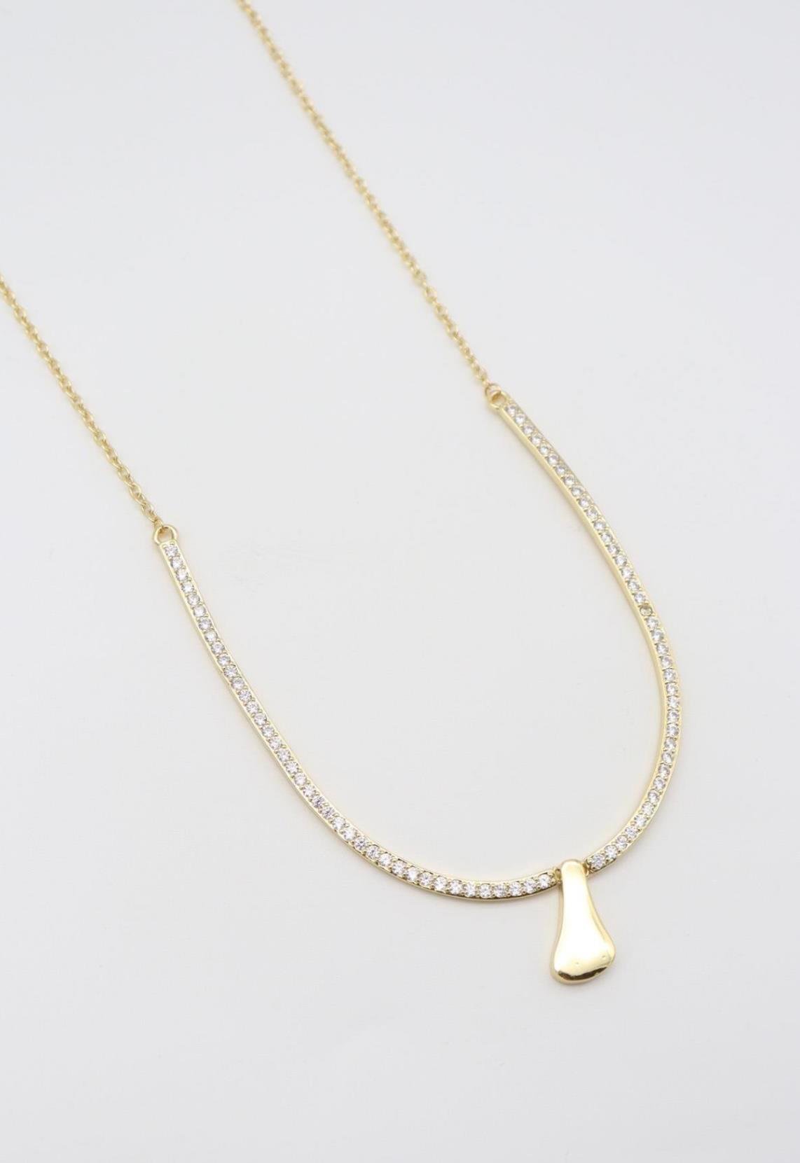 YALİ ZİRKON TAŞ SIRA KOLYE