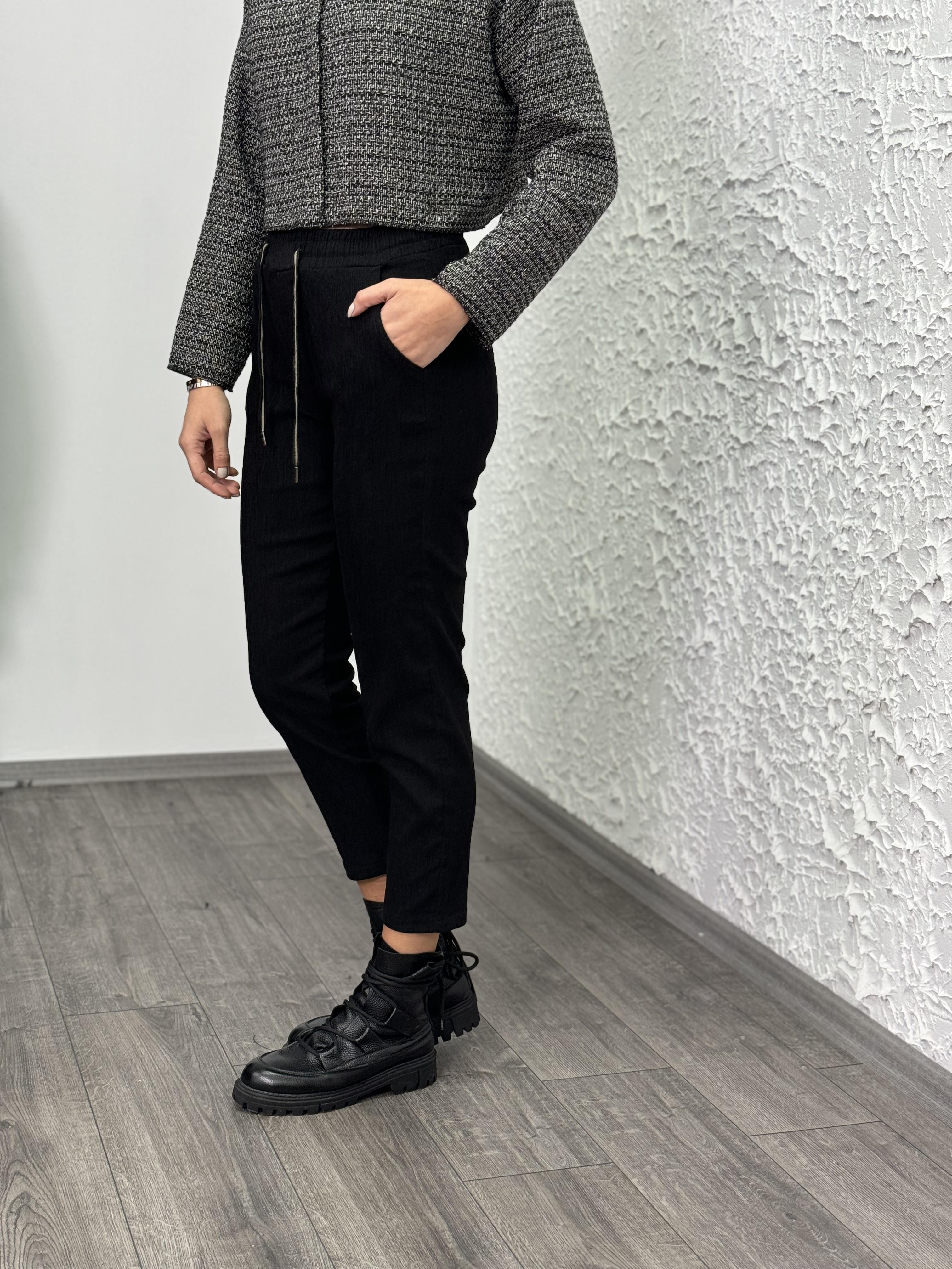 YASUA KADİFE SİYAH PANTOLON