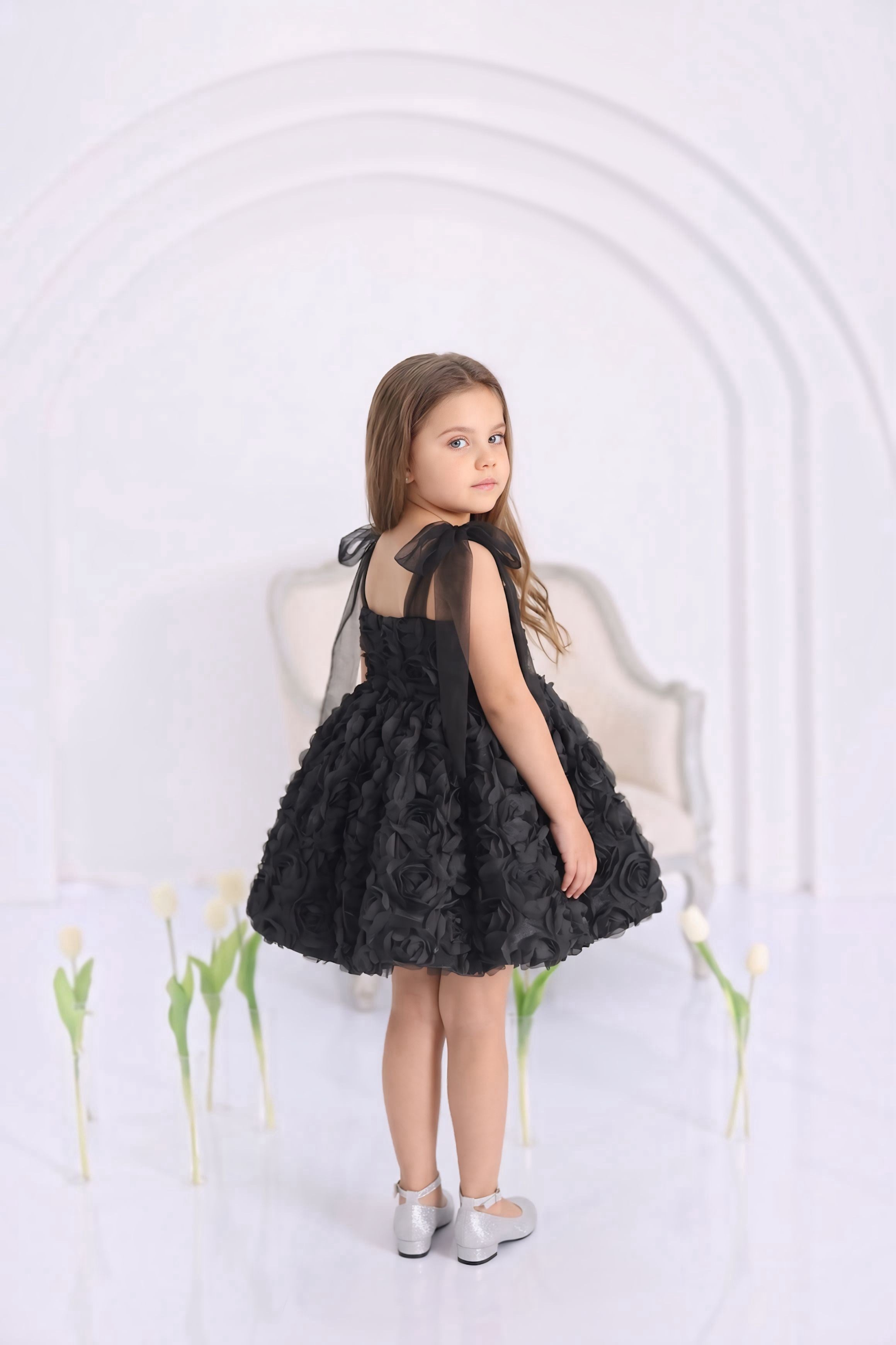 BLACK ROSALIE DRESS