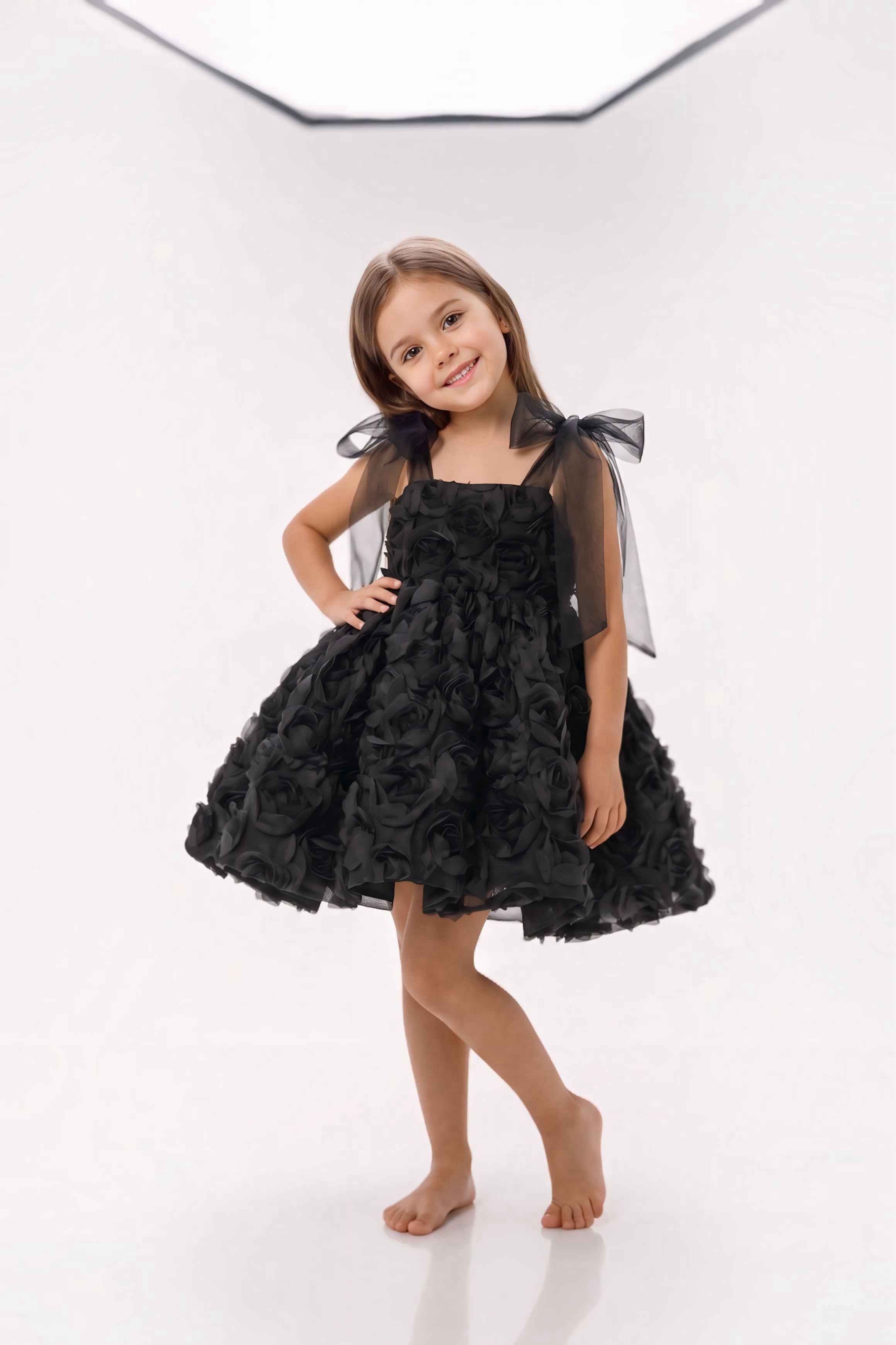 BLACK ROSALIE DRESS