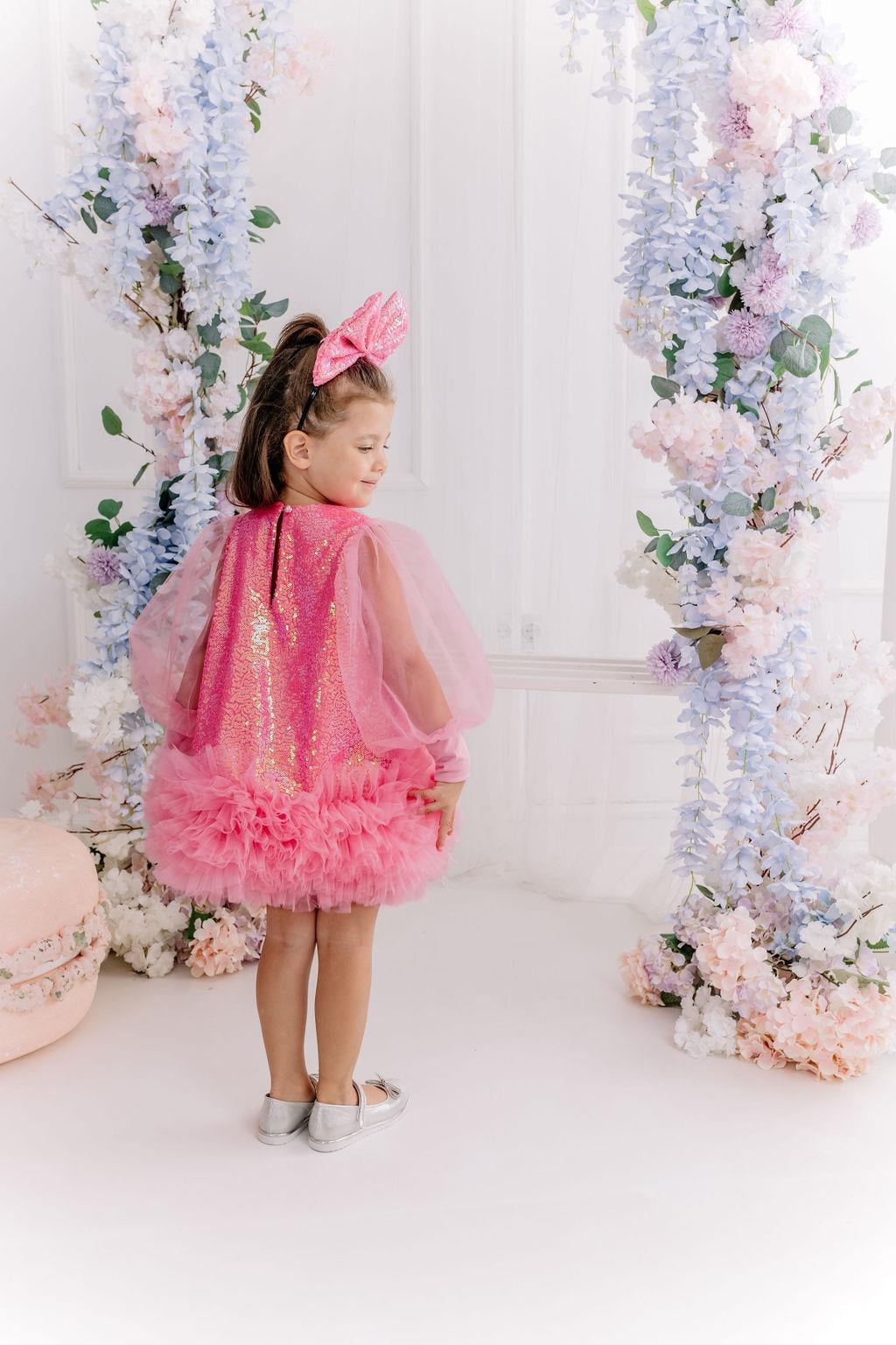 SUGAR PINK SORBET WINTER DRESS