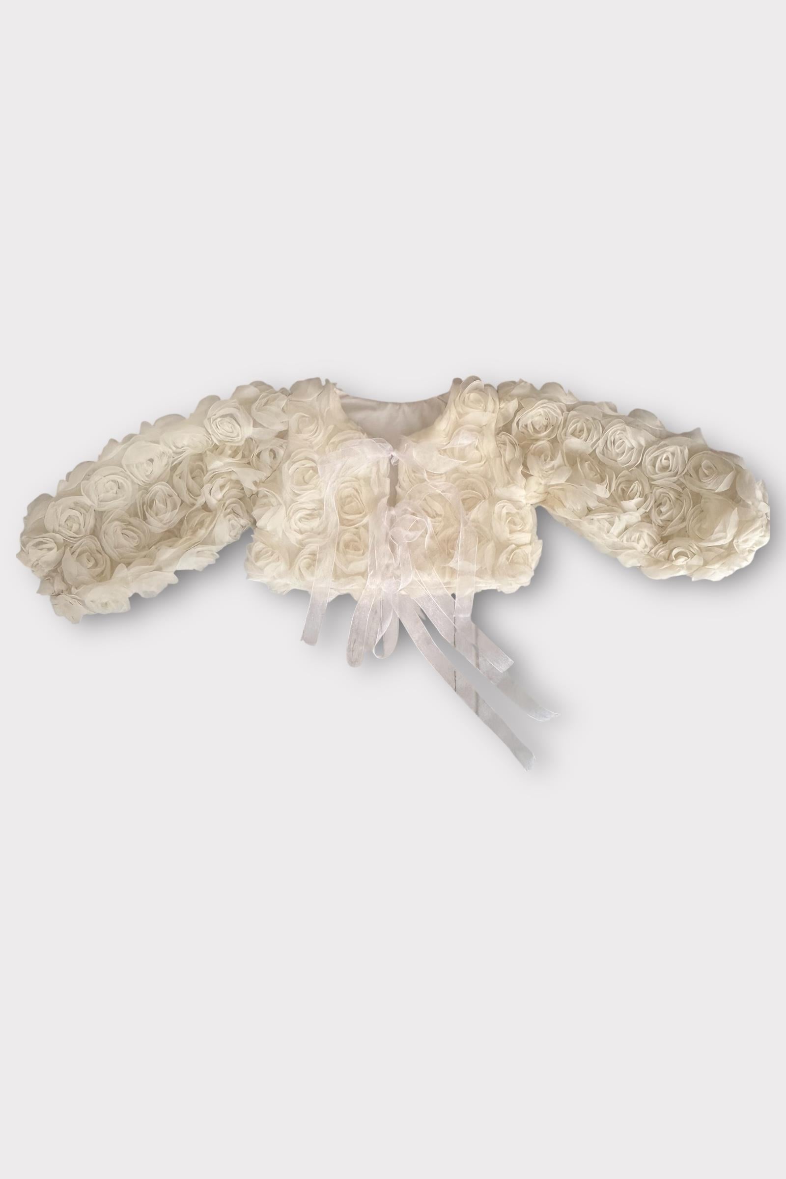 CREAM FLOWER JACKET