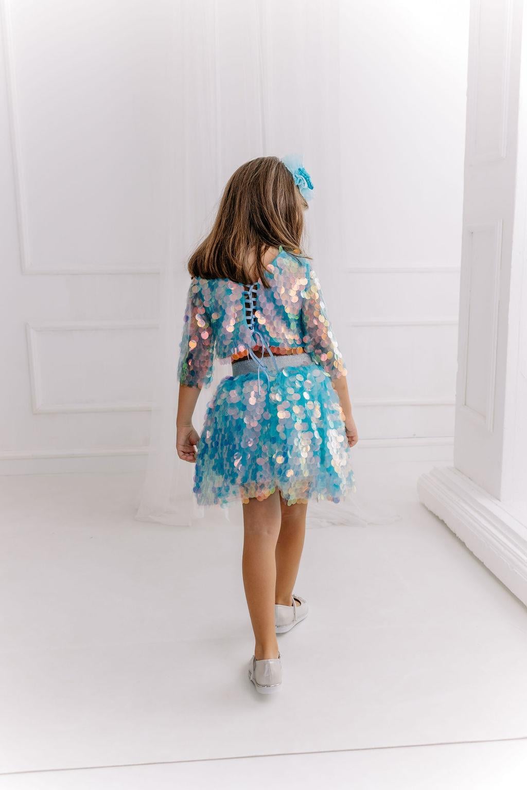 ELSA SQUAMA SKIRT AND CROP