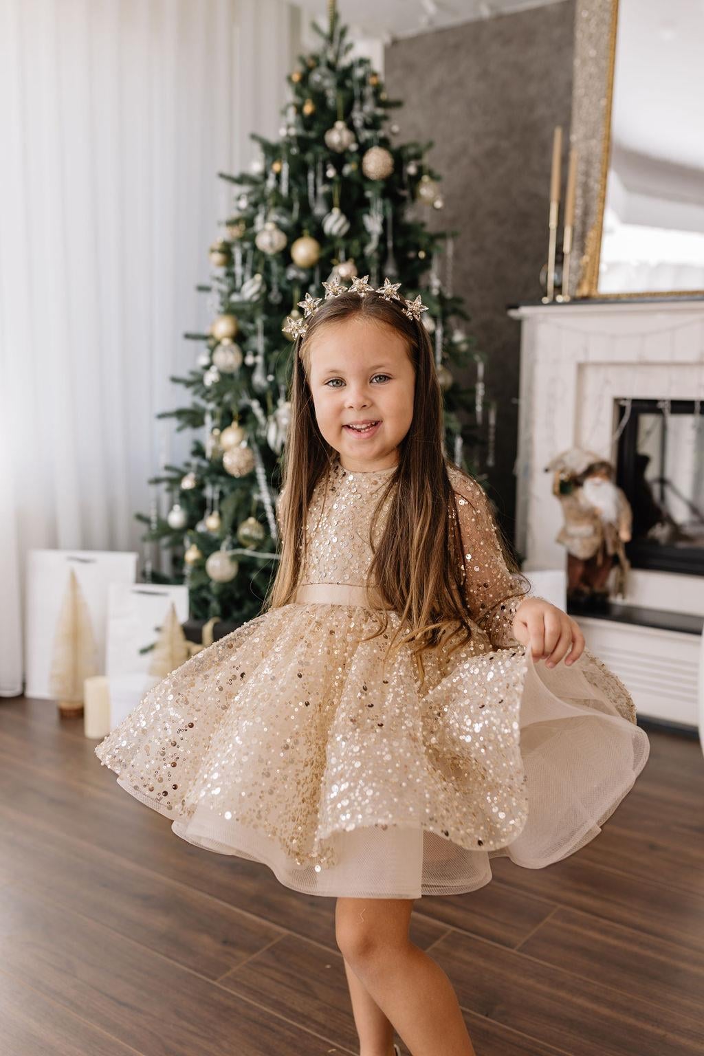 GOLD SPARKLE DRESS